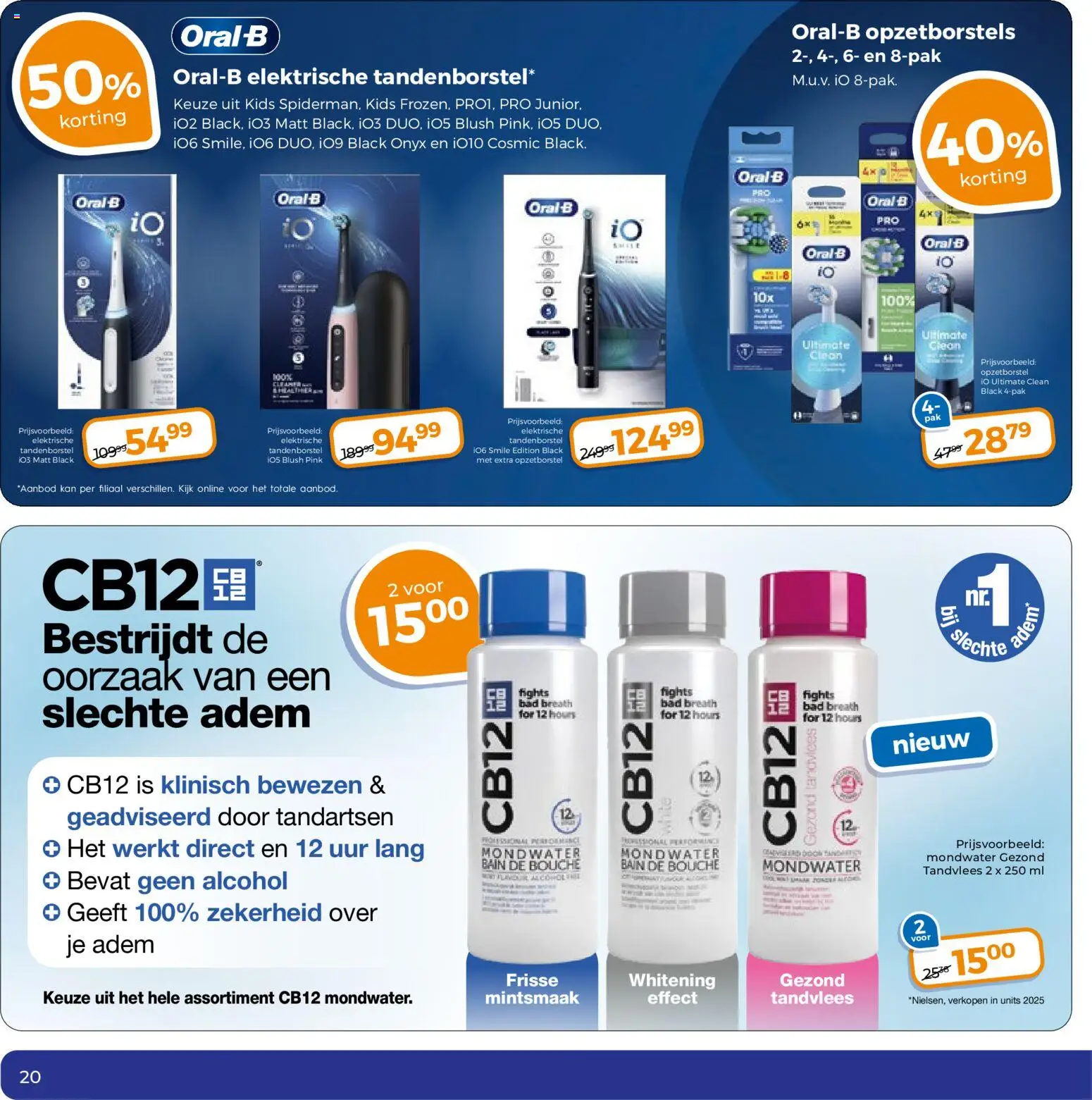 {H1} | Pagina: 20 | Producten: Mondwater, Elektrische tandenborstel, Bad, Blush