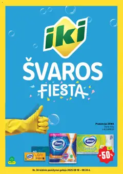 IKI leidinių peržiūra, galiojančių nuo 18.08.2025