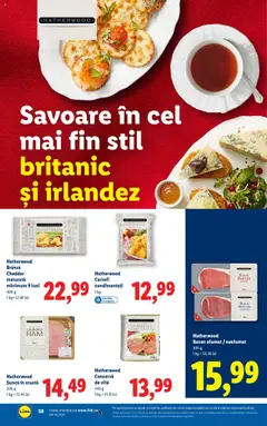 Hatherwood Brânză Cheddar maturată minimum 9 luni, Brânză Cheddar maturată minimum 9 luni, 400 g – valabil de la 01.09.2025 | Pagină: 58