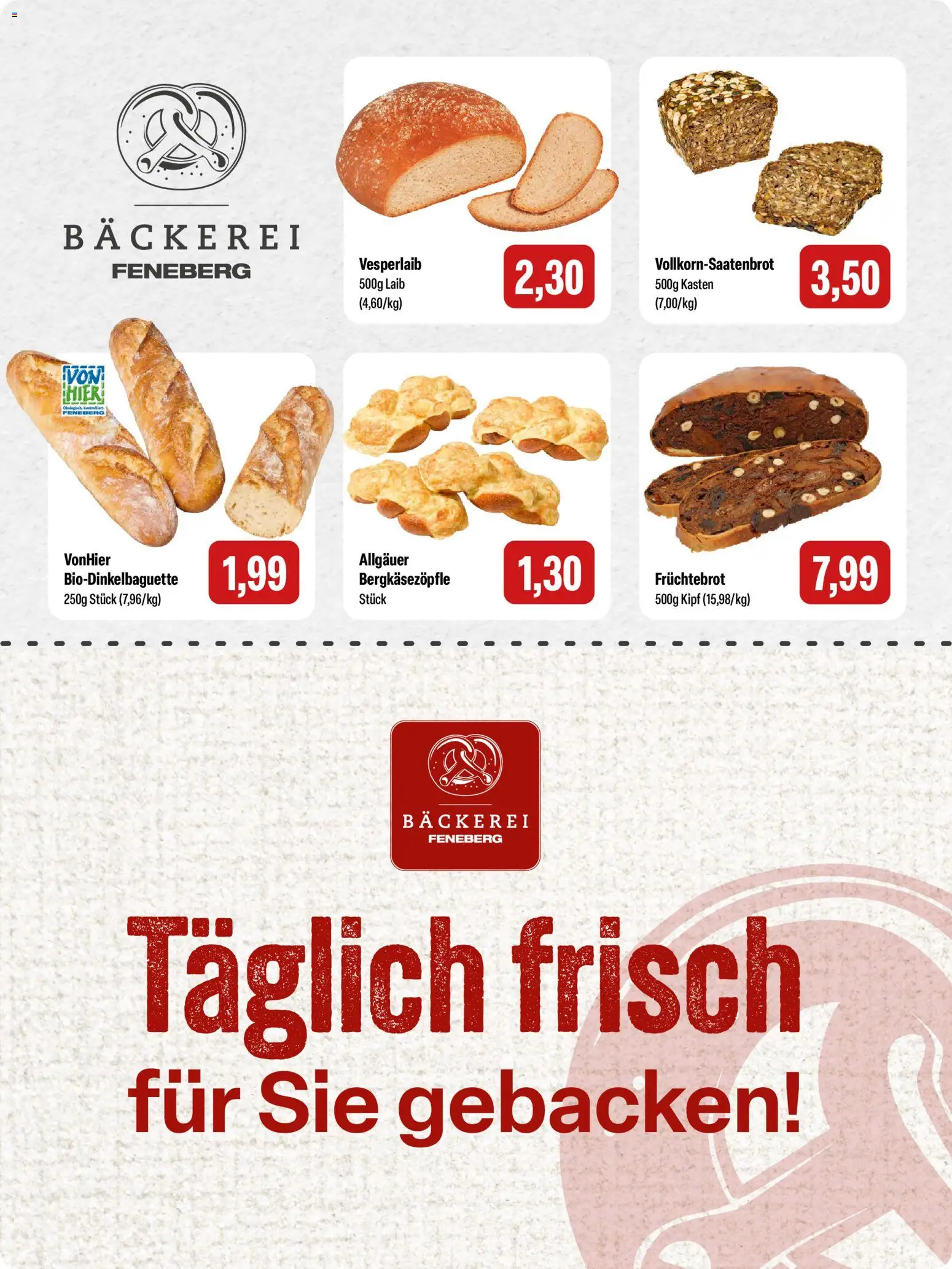 Feneberg Angebote – gültig ab 13.11.2025 | Seite: 4 | Produkte: Bäckerei