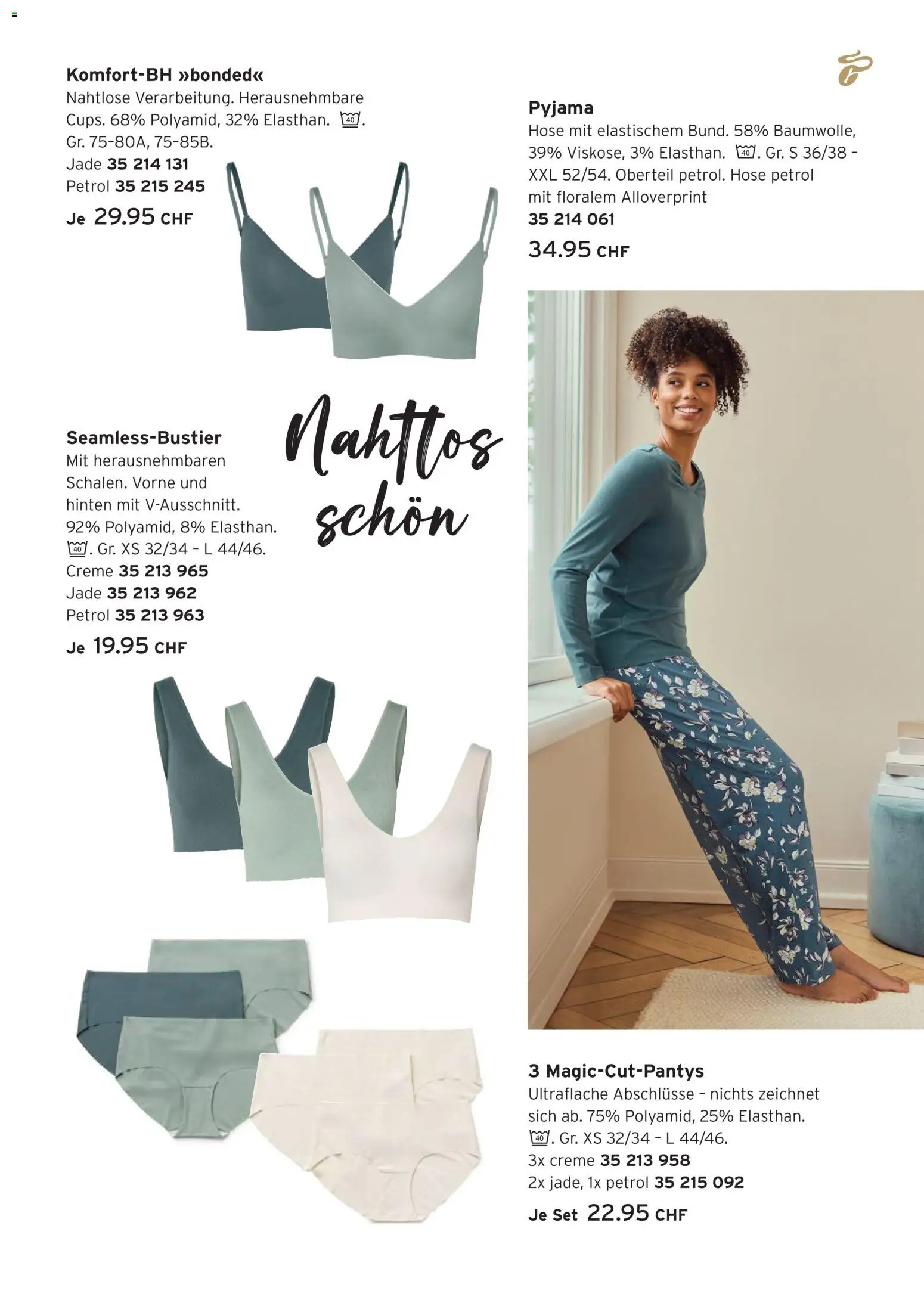 Tchibo aktionen Feminin – gültig ab 12.03.2026 | Seite: 5 | Produkte: Hose, Pyjama, Creme