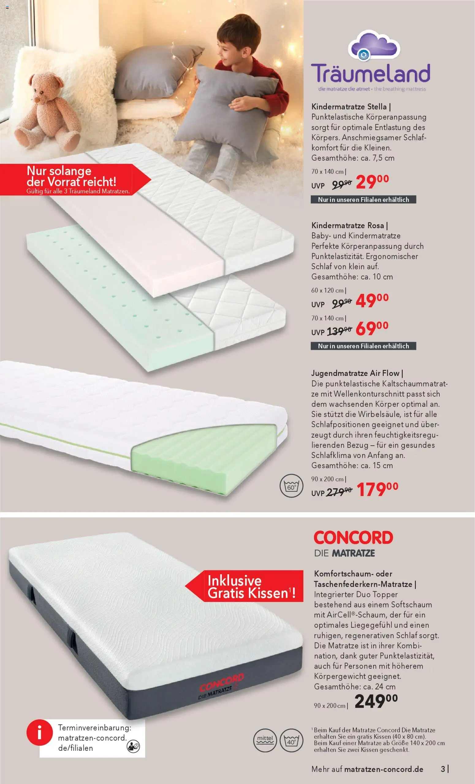 Matratzen Concord - Black Friday – gültig ab 29.10.2025 | Seite: 3 | Produkte: Matratze, Kissen, Topper