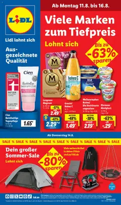 Lidl Prospekt Gundelsheim gültig ab dem 11.08.2025