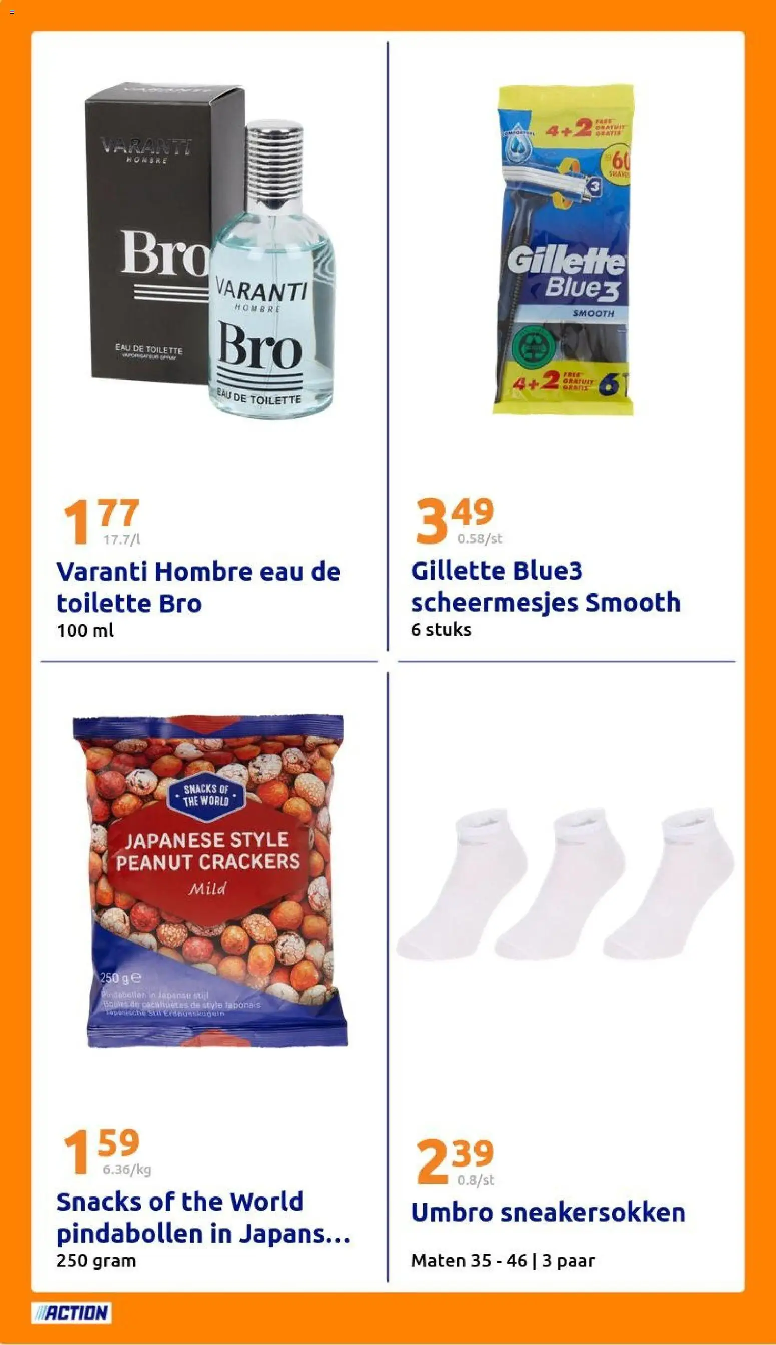 {H1} | Pagina: 18 | Producten: Snacks, Édességek, Eau de toilette