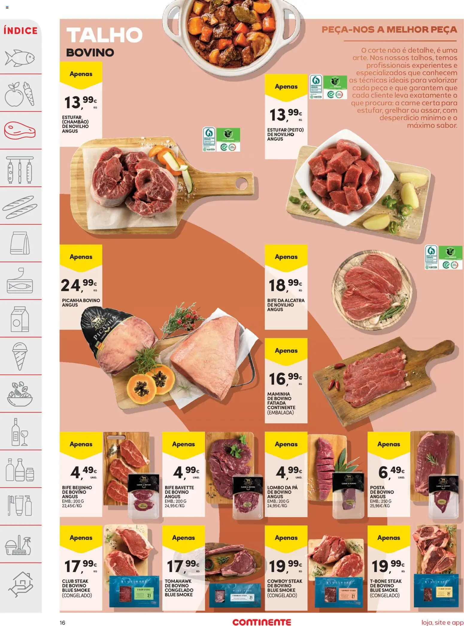 Continente folheto │ válido de 03.03.2026 | Página: 16 | Produtos: Lombo, Carne, Pá