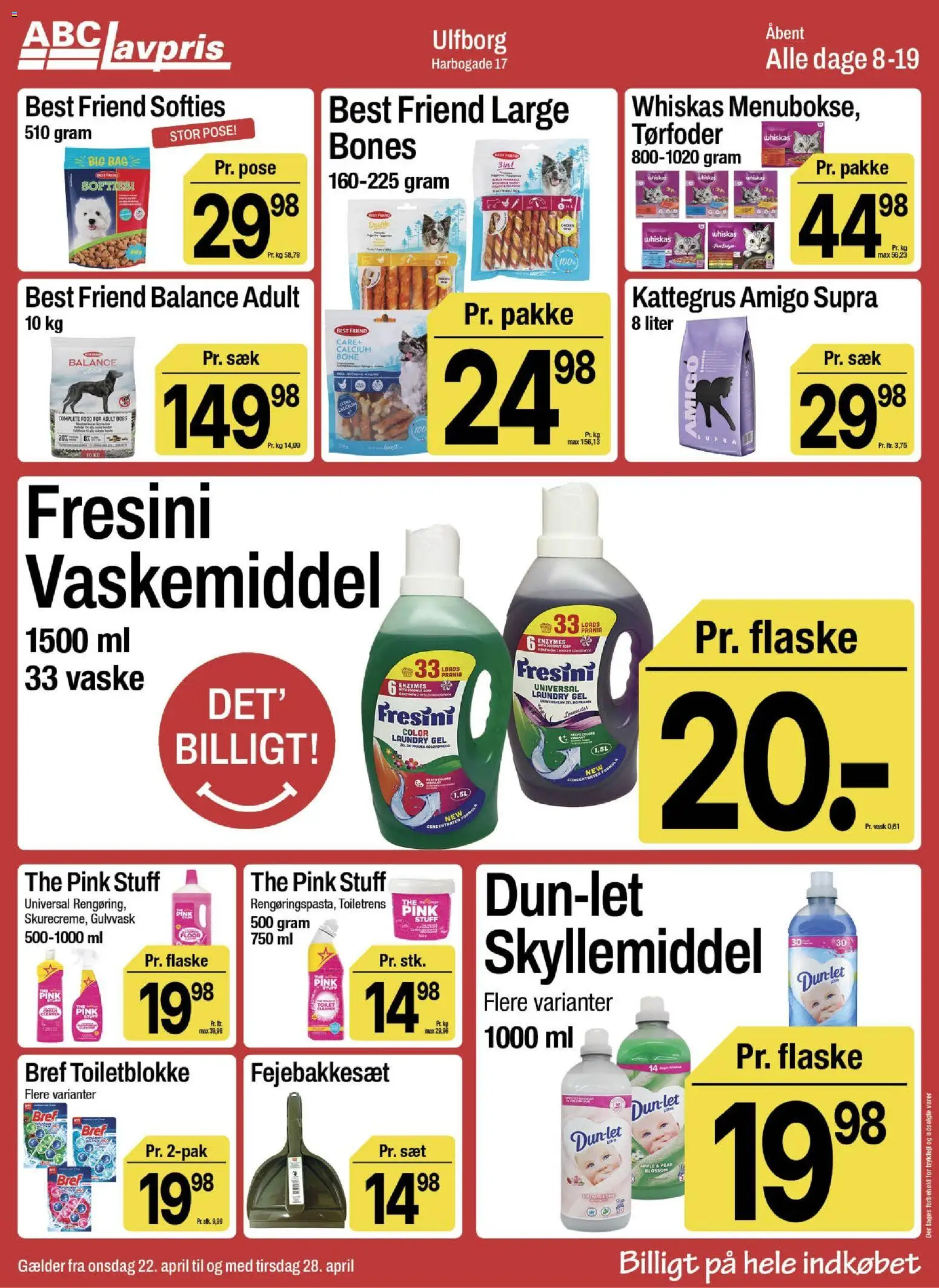 Abc Lavpris tilbudsavis – gyldig fra 22.04.2026 | Side: 10 | Produkter: Skyllemiddel