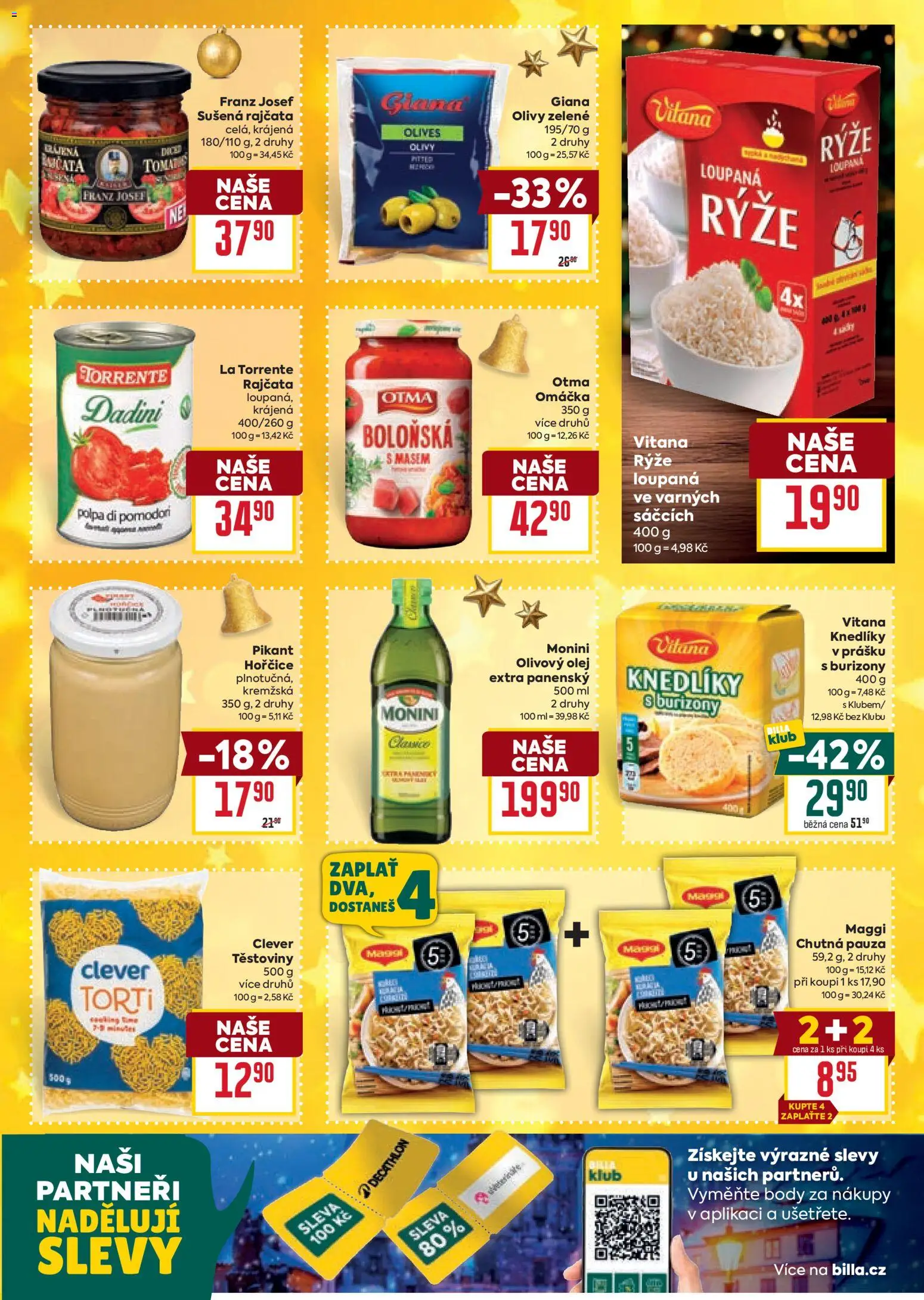 Billa Velký leták od 26.11.2025 | Strana: 25 | Produkty: Maggi, Clever, Body, Sušená rajčata