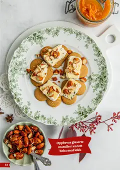 Forhåndsvisning av Joker Julens Søte Gleder gyldig fra 27.11.2025 | Side: 84 | Produkter: Boks, Mandler