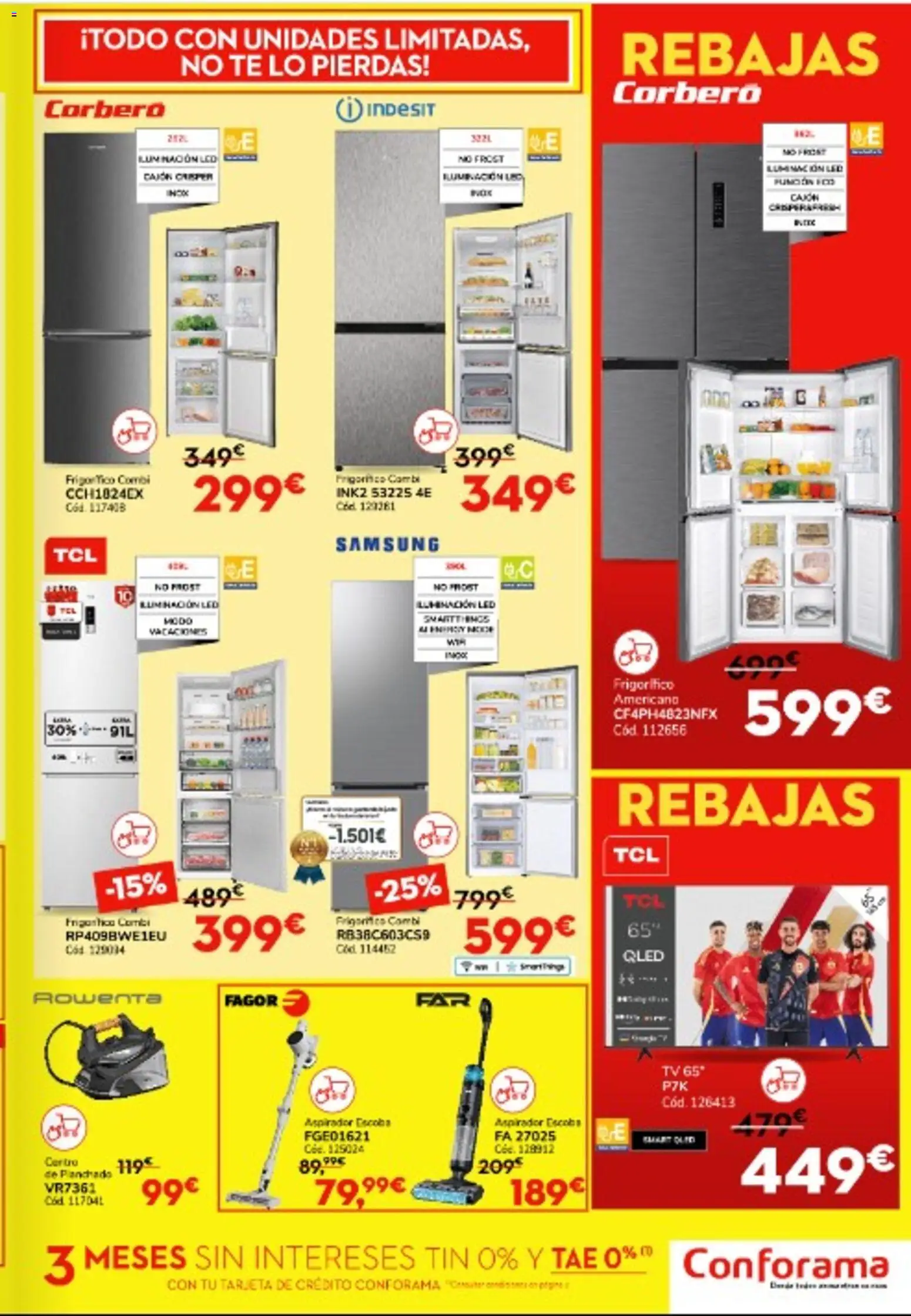 Conforama folleto │ válido desde el 02.01.2026 | Página: 7 | Productos: Escoba, Té, Combi, Aspirador