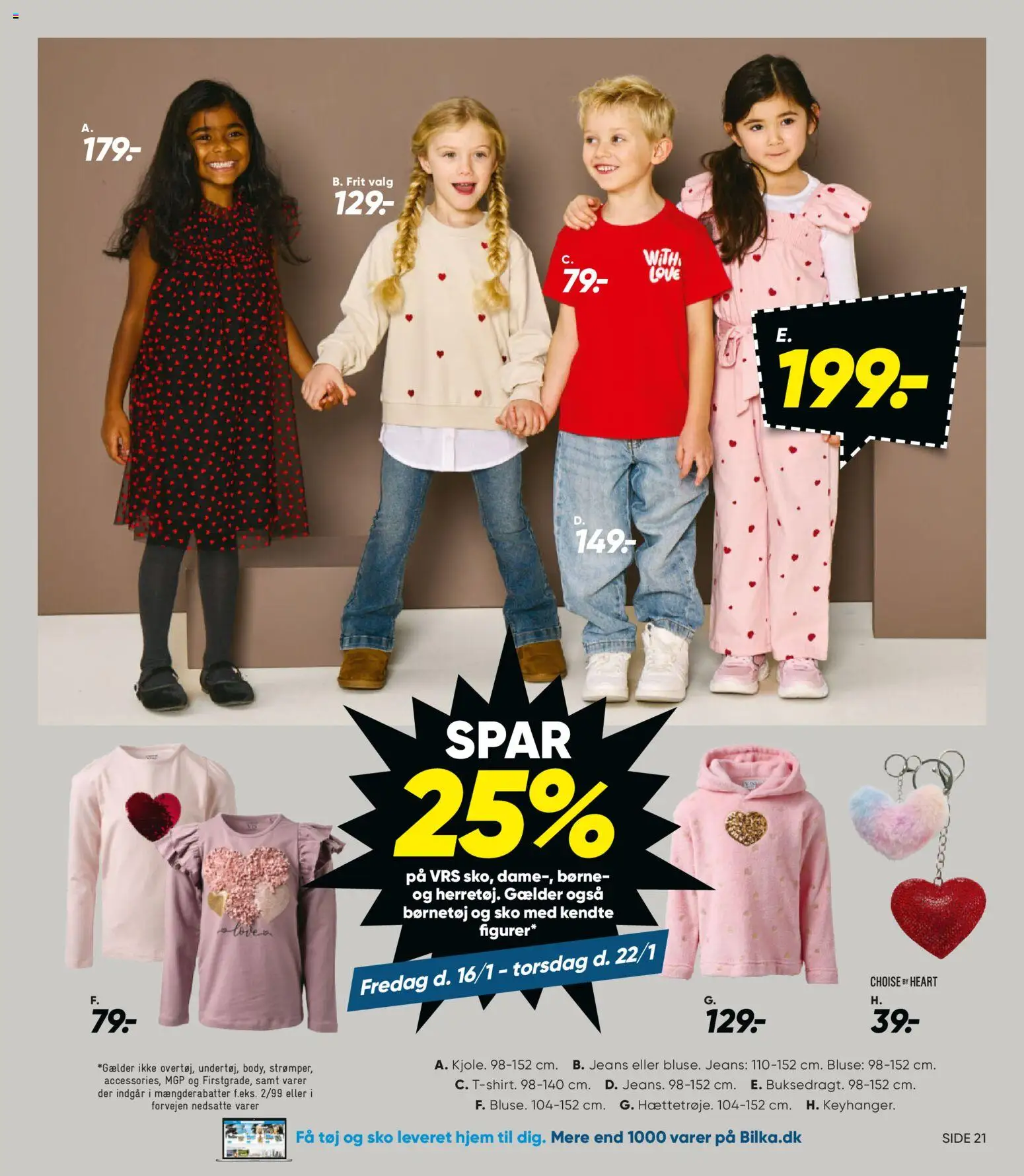 Bilka tilbudsavis – gyldig fra 16.01.2026 | Side: 33 | Produkter: Jeans, Bluse, Sko, Tøj