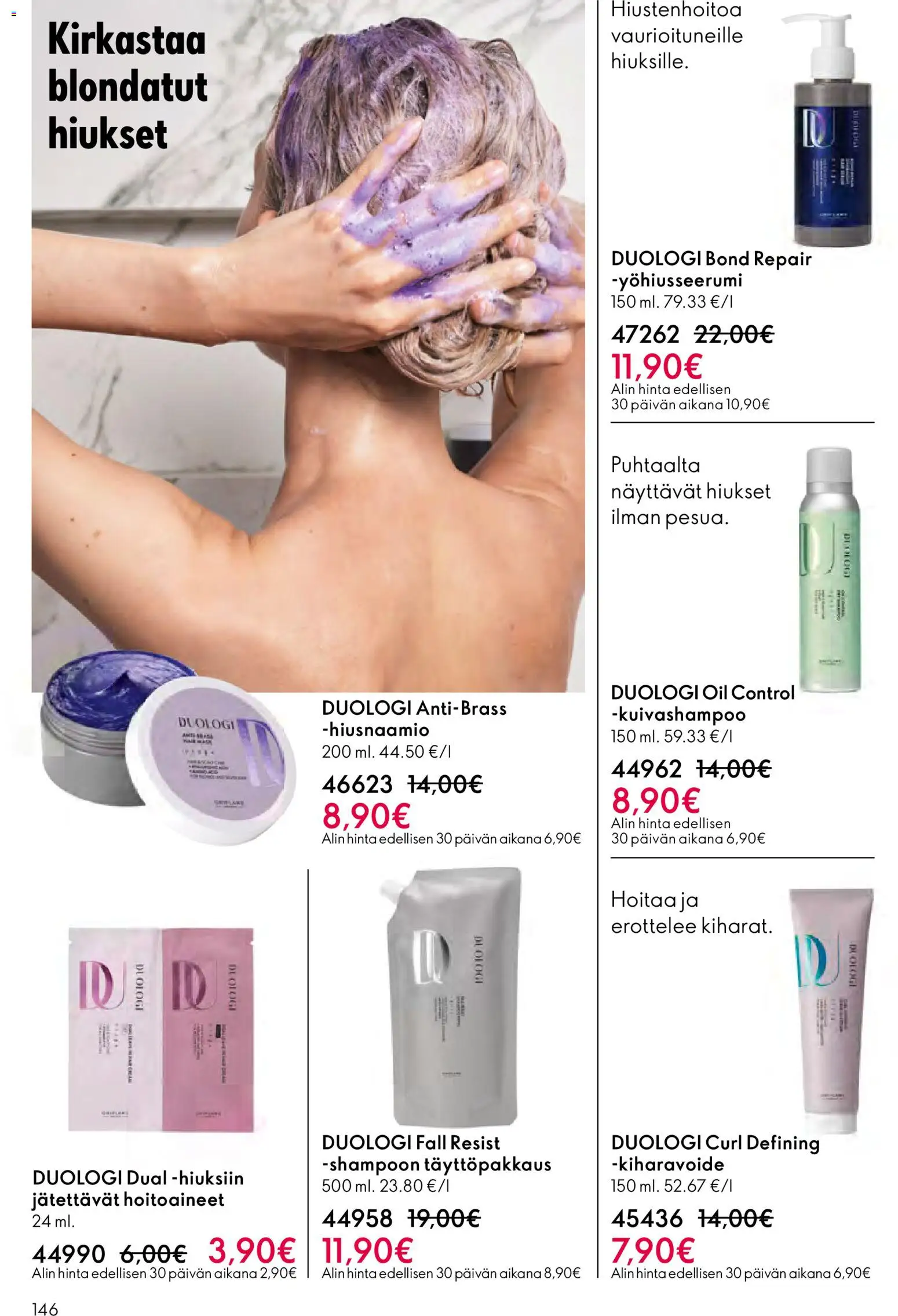 Oriflame - Esite 17 – voimassa 10.12.2025 alkaen | Sivu: 146 | Tuotteet: Shampoo, Hiusnaamio, Kuivashampoo