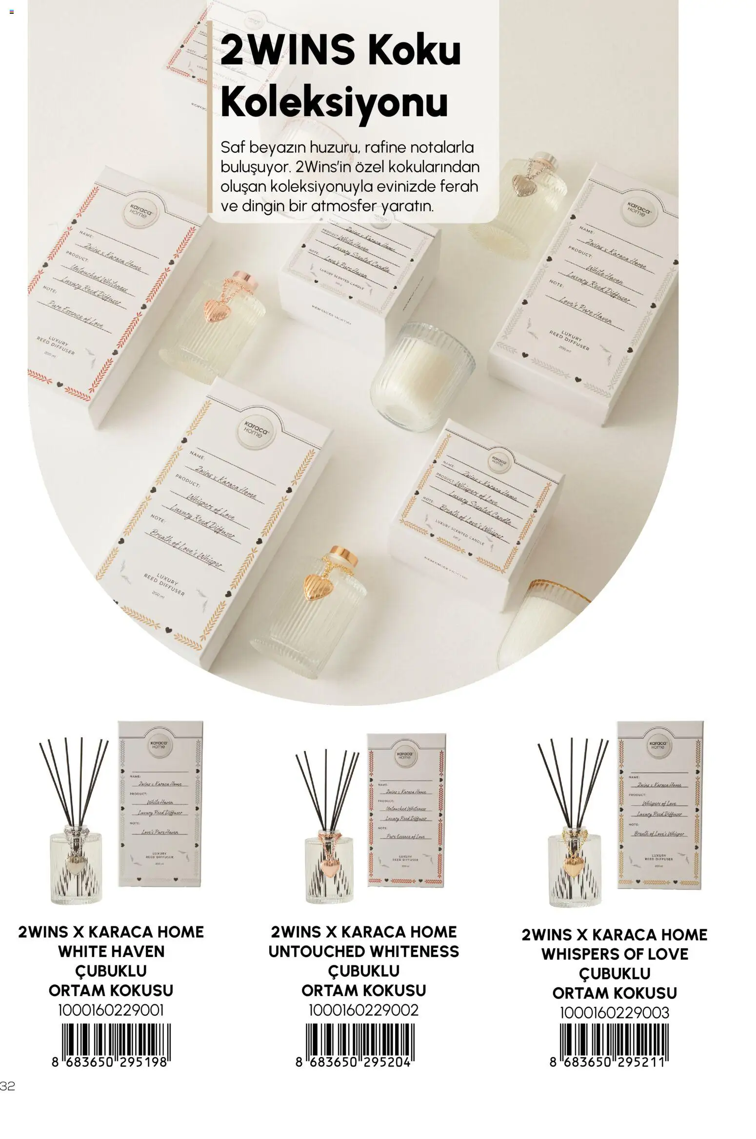 Karaca Home Katalog Dekoratif - İlkbahar / Yaz 2026 - 01.03.2026 tarihinden itibaren geçerlidir | Sayfa: 32 | Ürünler: Koku