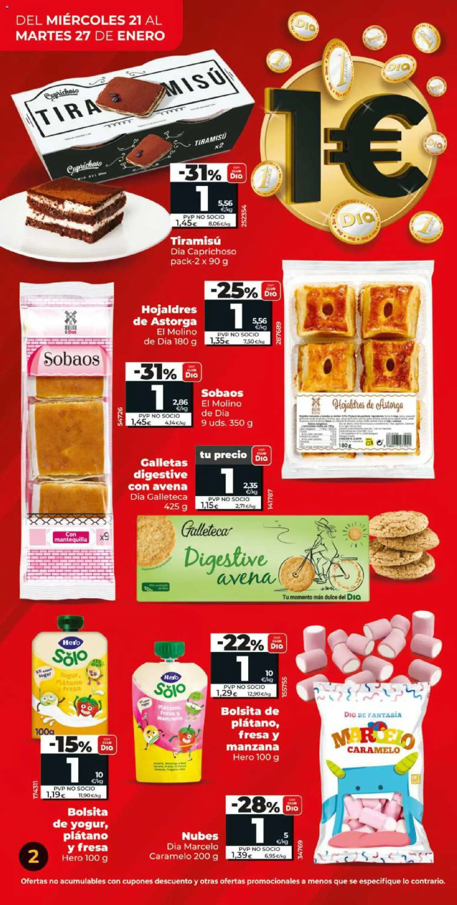 Dia - folleto Market │ válido desde el 21.01.2026 | Página: 2 | Productos: Manzana, Galletas, Συσκευή ροής