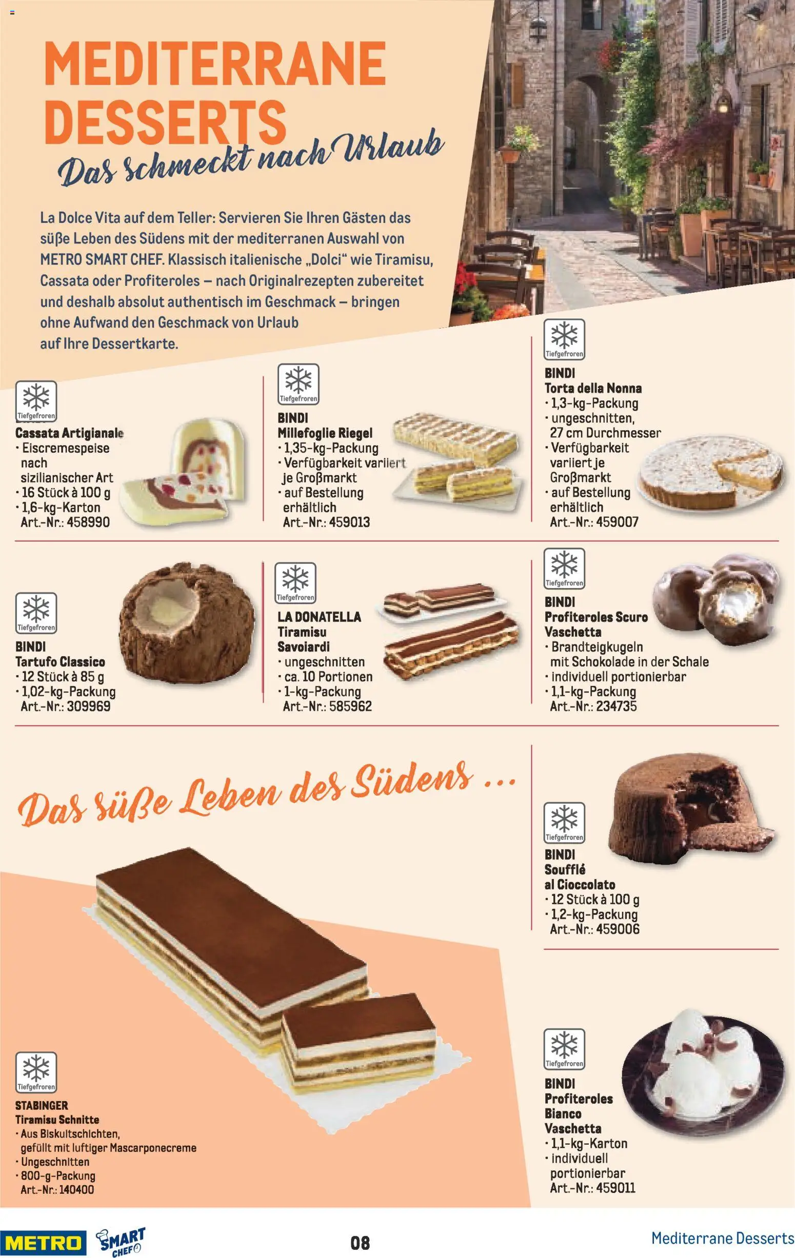 Metro Smart Chef Desserts – gültig ab 01.01.2026 | Seite: 8 | Produkte: Schokolade