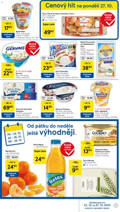 Náhled letáku Tesco leták - Hypermarket od 22.10.2025 | Strana: 3