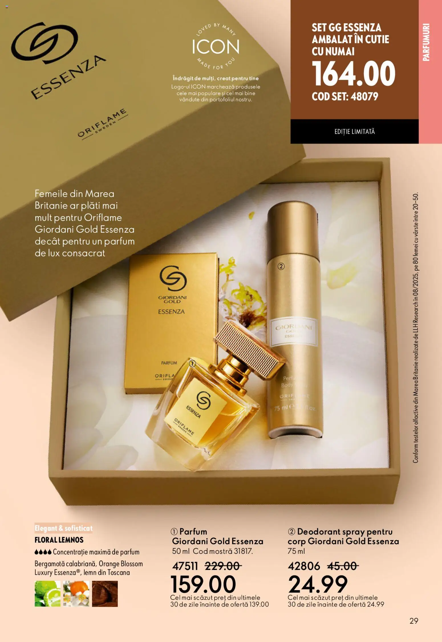 Noul catalog Oriflame – valabil de la 27.05.2026 | Pagină: 29 | Produse: Body, Cutie, Parfum, Deodorant
