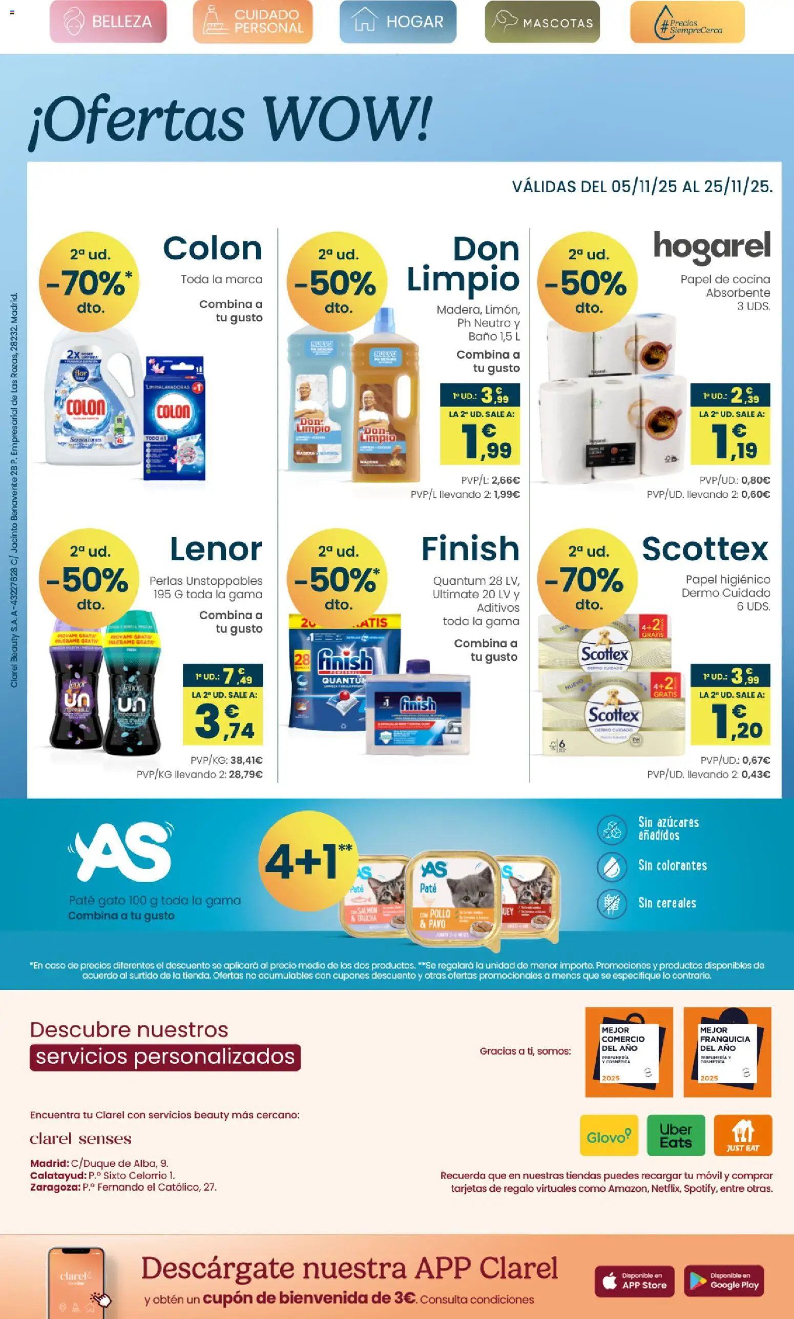 Clarel Black Friday │ válido desde el 05.11.2025 | Página: 16 | Productos: Paté, Cereales, Cocina, Baño