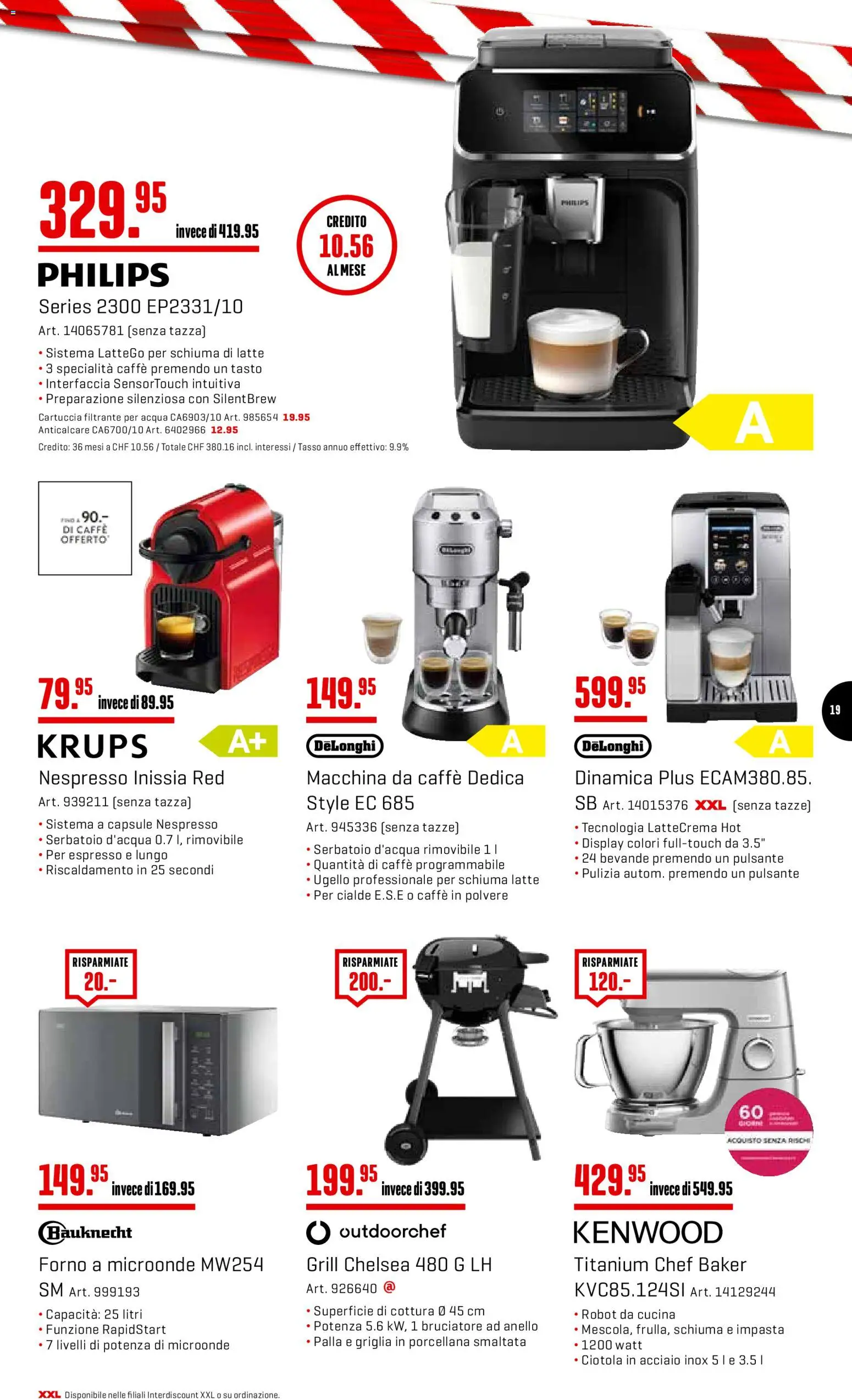 Interdiscount Aktionen IT – gültig ab 12.01.2026 | Seite: 19 | Produkte: Krups, Grill, Philips