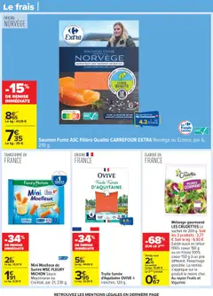  | Page: 39 | Produits: Laitue, Saumon fumé, Mayonnaise, Saumon