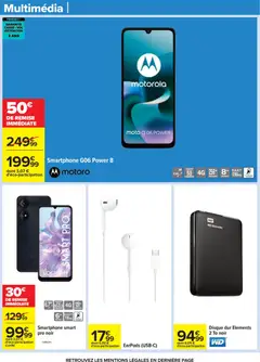 Carrefour - Prévisualisation de Carrefour catalogue semaine 12 valide à partir de 17.03.2026 | Page: 83 | Produits: Smartphone, Appareil photo, Disque dur