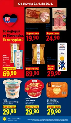 Náhled letáku MILSY Sýrové kuličky, 80 g od 23.04.2026 | Strana: 18