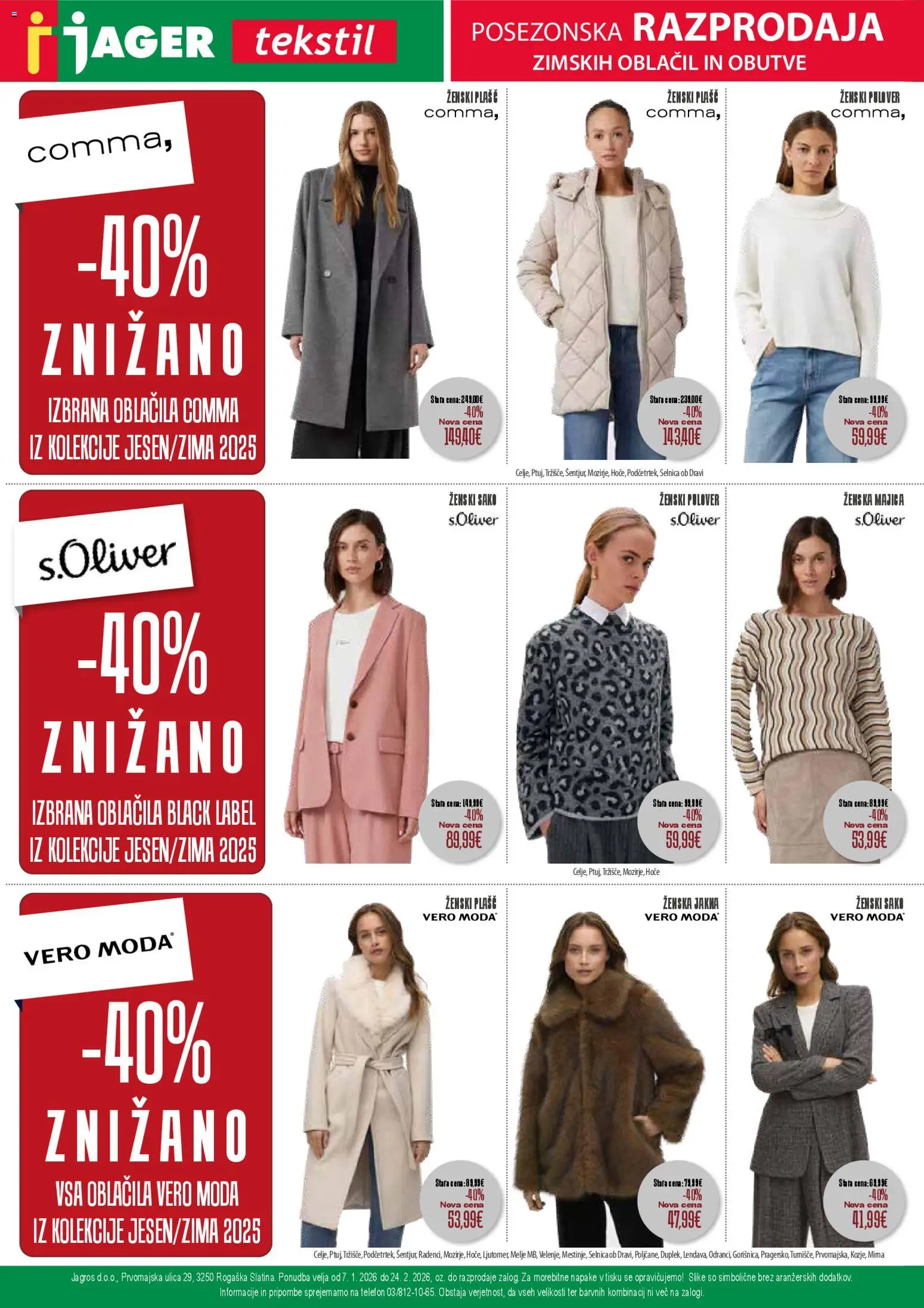 Novi Jager katalog ponudbe – veljaven od 07.01.2026 | Stran: 3 | Izdelki: Oblacila, Pulover, Jakna, Plasc