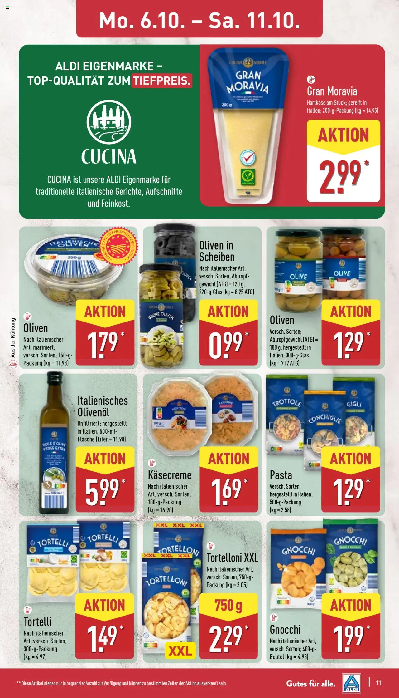 Aldi Prospekt 	 – gültig ab 06.10.2025 | Seite: 15 | Produkte: Rum, Laufschuhe, Wasser