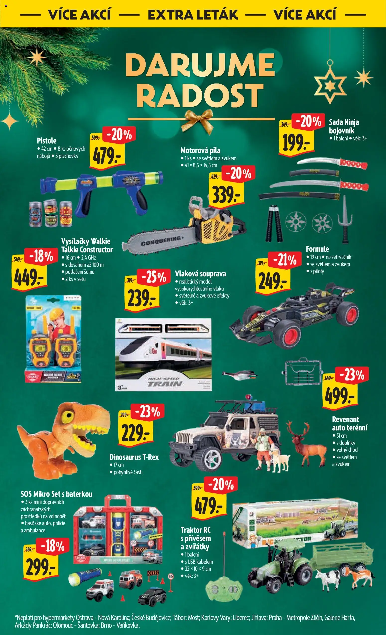 Albert leták - Hypermarket od 26.11.2025 | Strana: 49 | Produkty: Dinosaurus, Motorová pila, USB, Pila