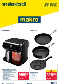 Náhled letáku Makro leták - Spotřební zboží od 22.10.2025