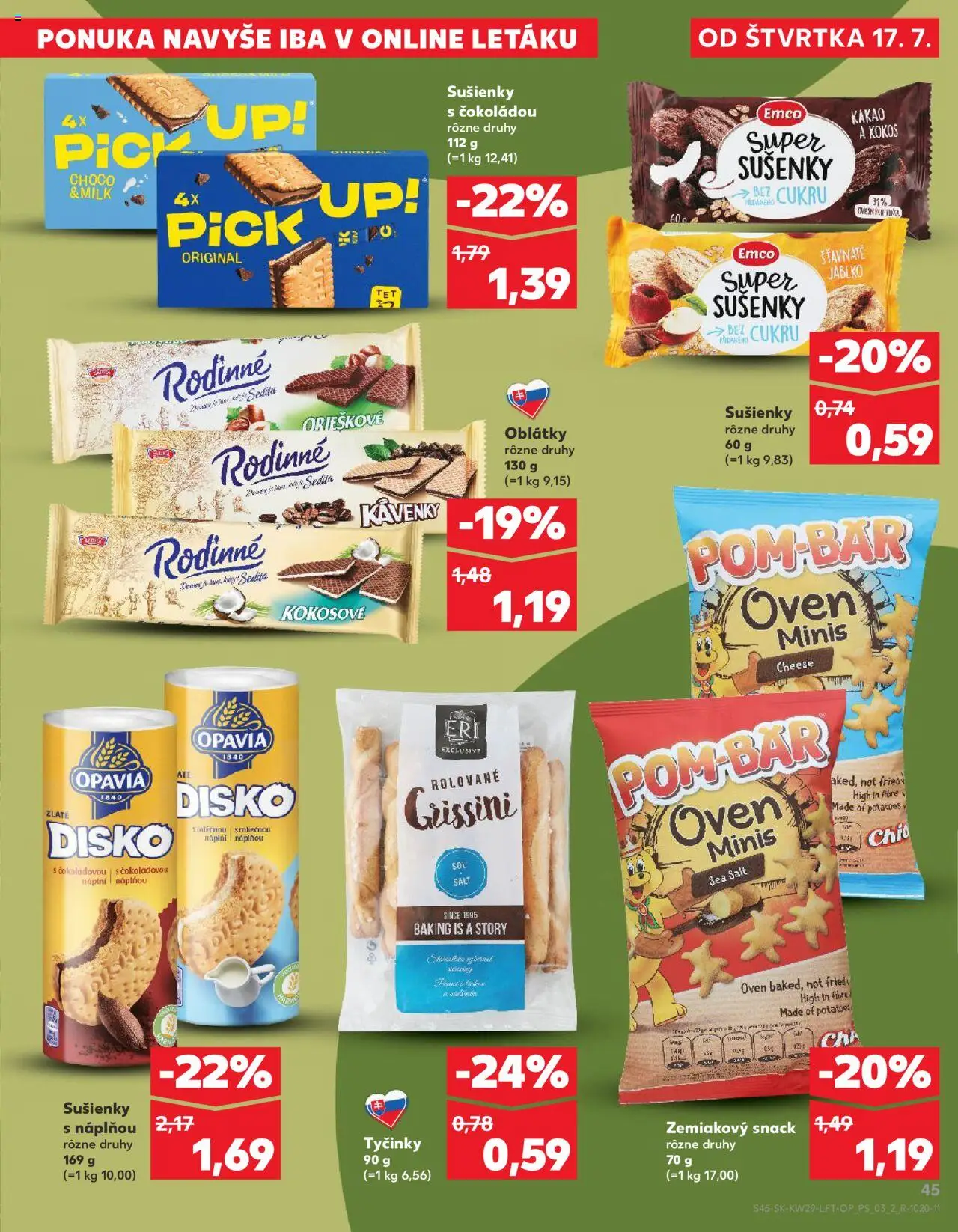 Nové Kaufland akcie – leták je platný od 17.07.2025 | Strana: 45 | Produkty: Kakao