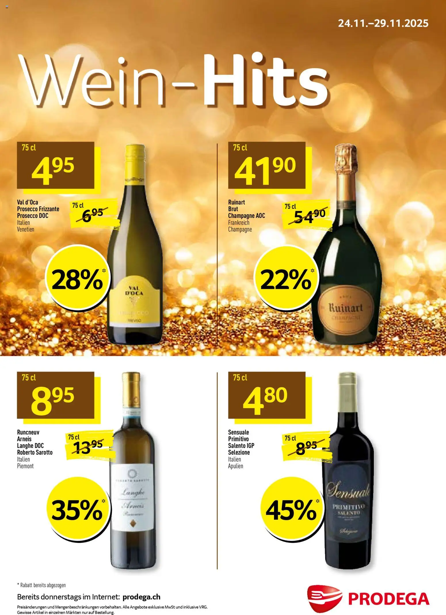 Prodega Aktionen Wein-Hits – gültig ab 24.11.2025 | Seite: 1
