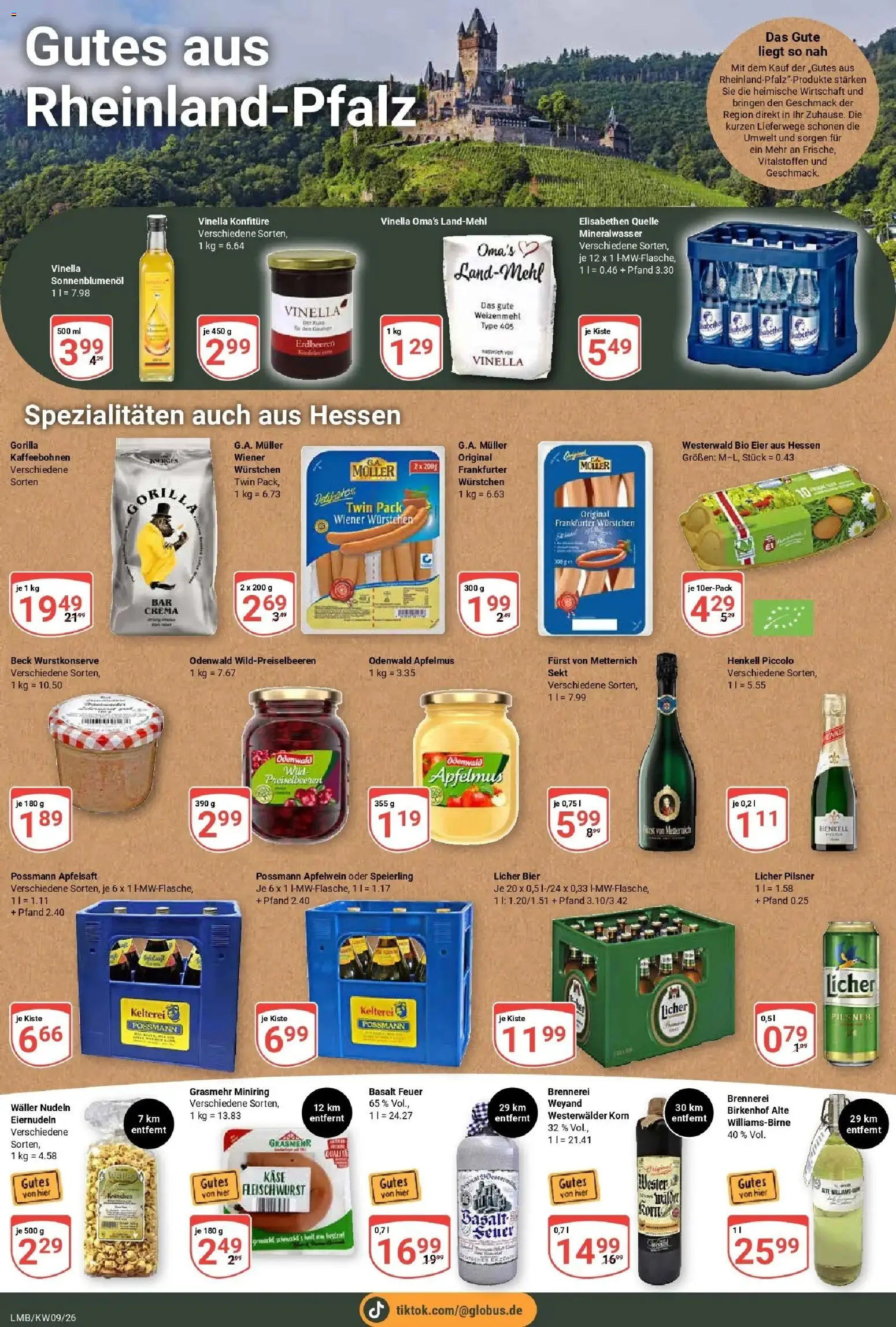 Globus Prospekt Limburg – gültig ab 23.02.2026 | Seite: 13 | Produkte: Furst von metternich, Sekt, Apfelsaft, Nudeln