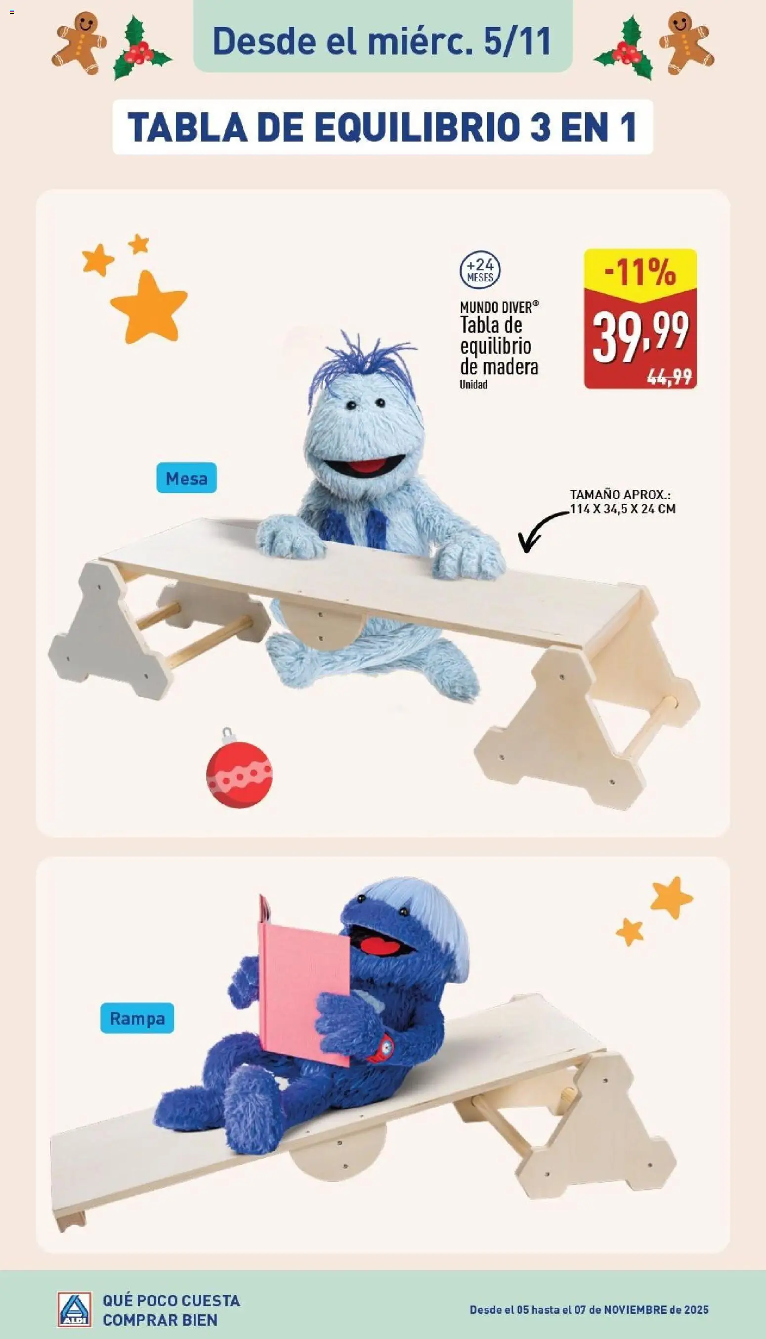 Aldi folleto Canarias │ válido desde el 03.11.2025 | Página: 38 | Productos: Mesa