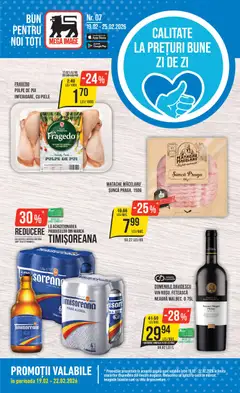 Ofertele Mega Image valabile de la 19.02.2026