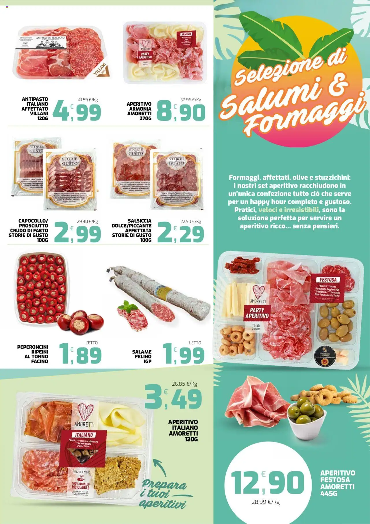 Volantino Interspar del 21.07.2025 | Pagina: 15 | Prodotti: Salame, Olive, Tonno, Parmigiano