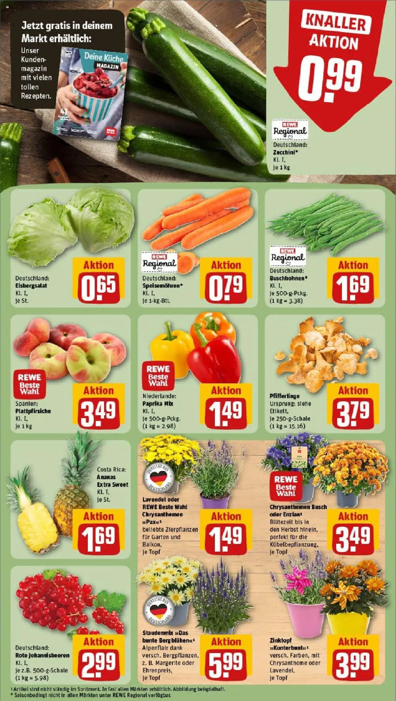 Rewe prospekt Ascheberg	 - gültig ab dem 20.07.2025 | Seite: 5 | Produkte: Küche, Ananas, Eisbergsalat, Paprika