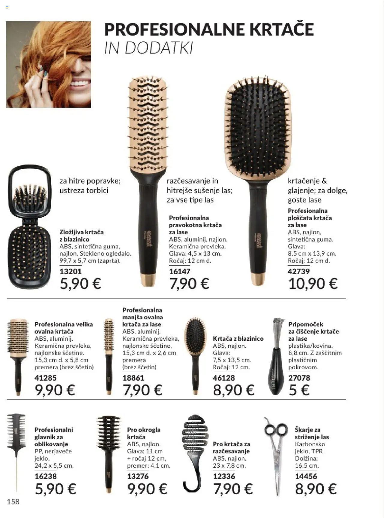 Avon katalog │ velja od 01.07.2025 | Stran: 158 | Izdelki: Glavnik, Krtaca