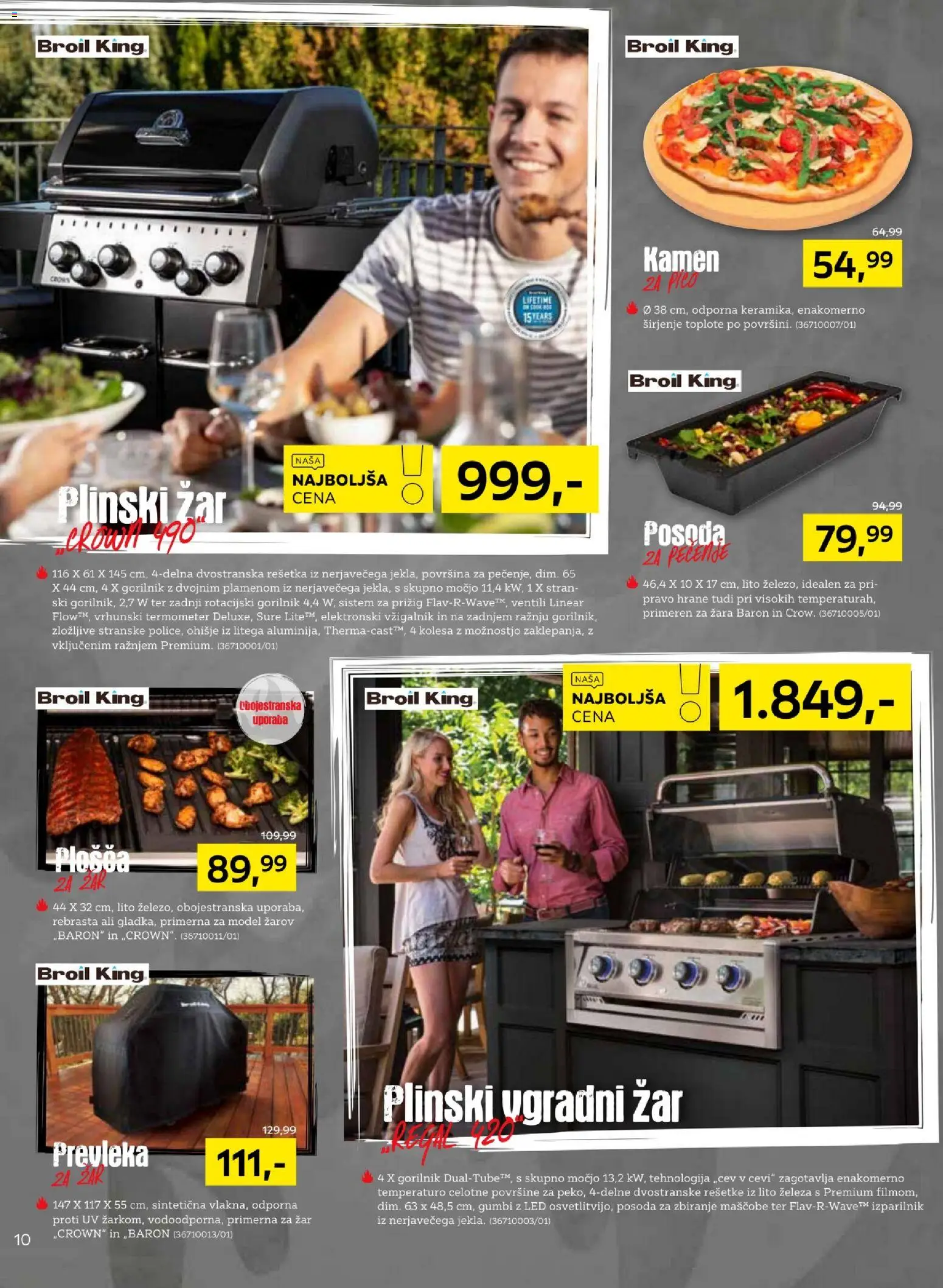 Novi XXXL Lesnina katalog ponudbe – veljaven od 07.04.2026 | Stran: 10 | Izdelki: Plinski žar, Zar, Termometer