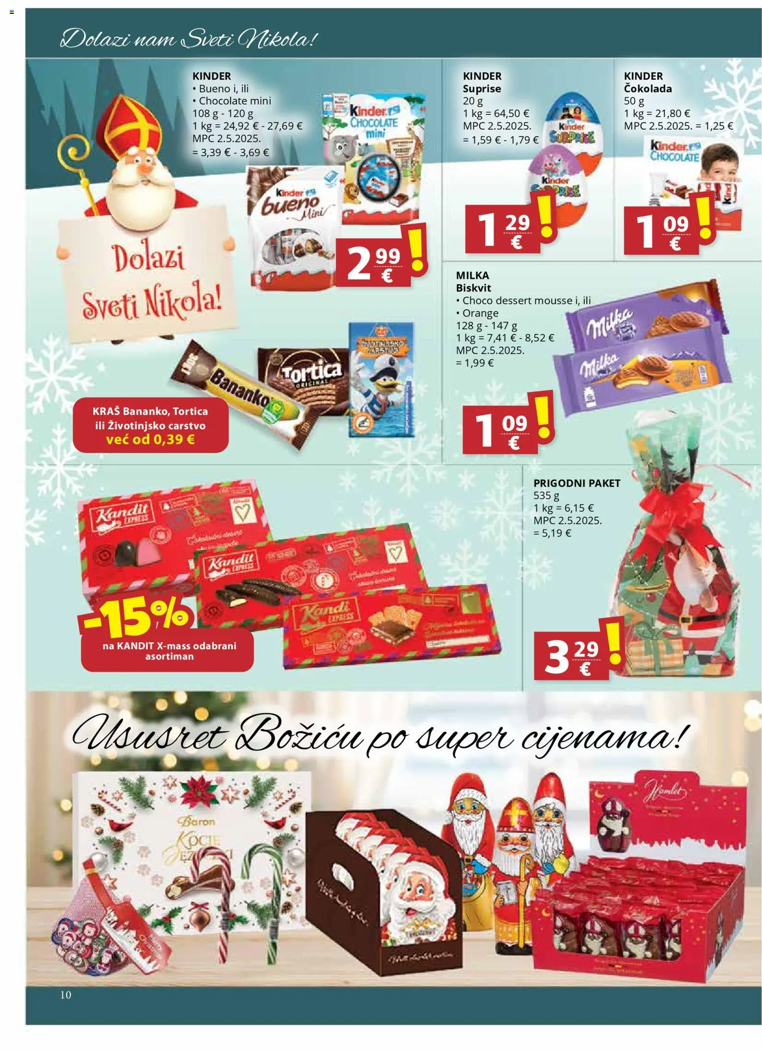 Ribola katalog | vrijedi od 03.12.2025 | Stranica: 10 | Proizvodi: Čokolada, Milka