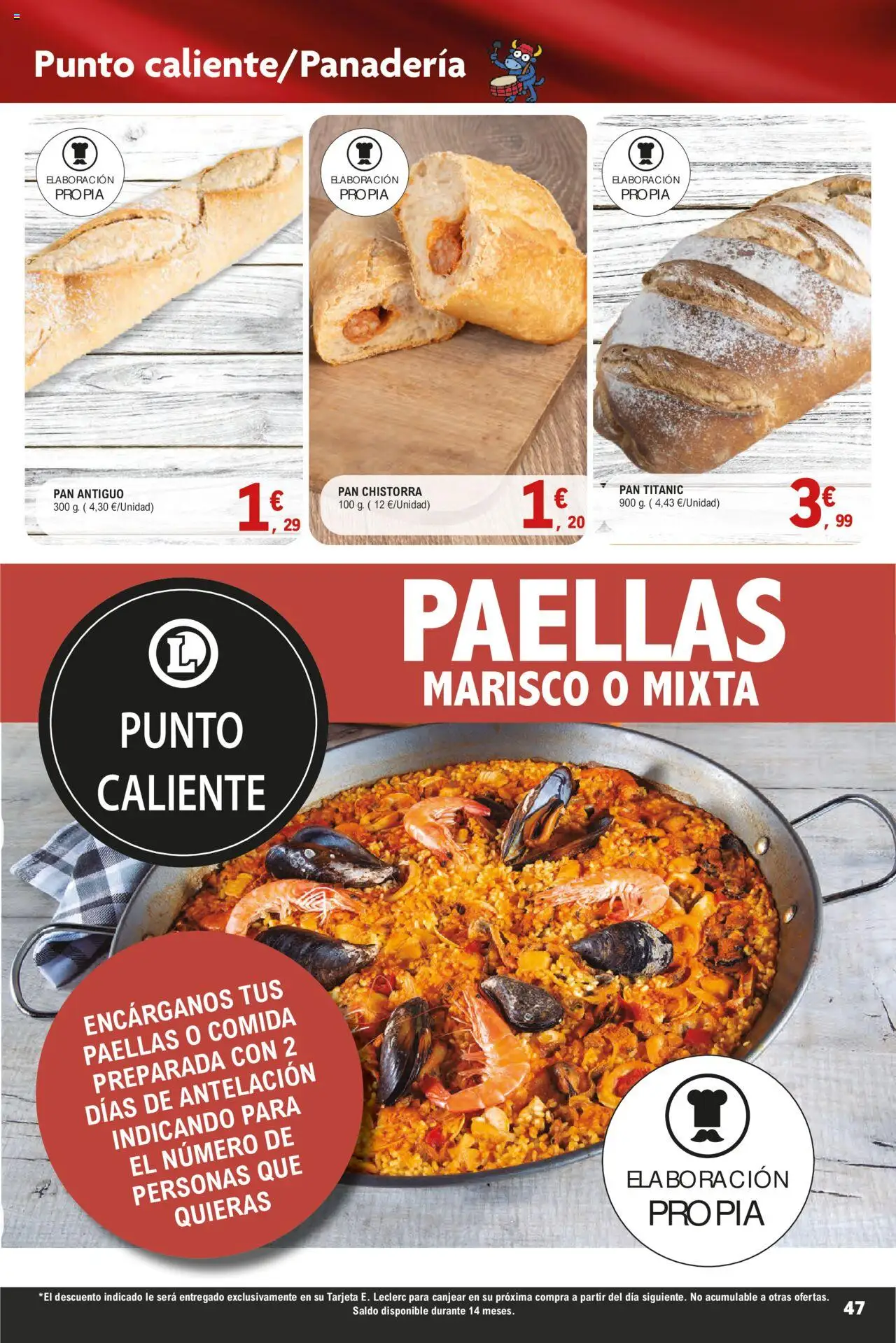 E.Leclerc - Descubre la Calidad y Frescura  │ válido desde el 18.06.2025 | Página: 47 | Productos: Pan