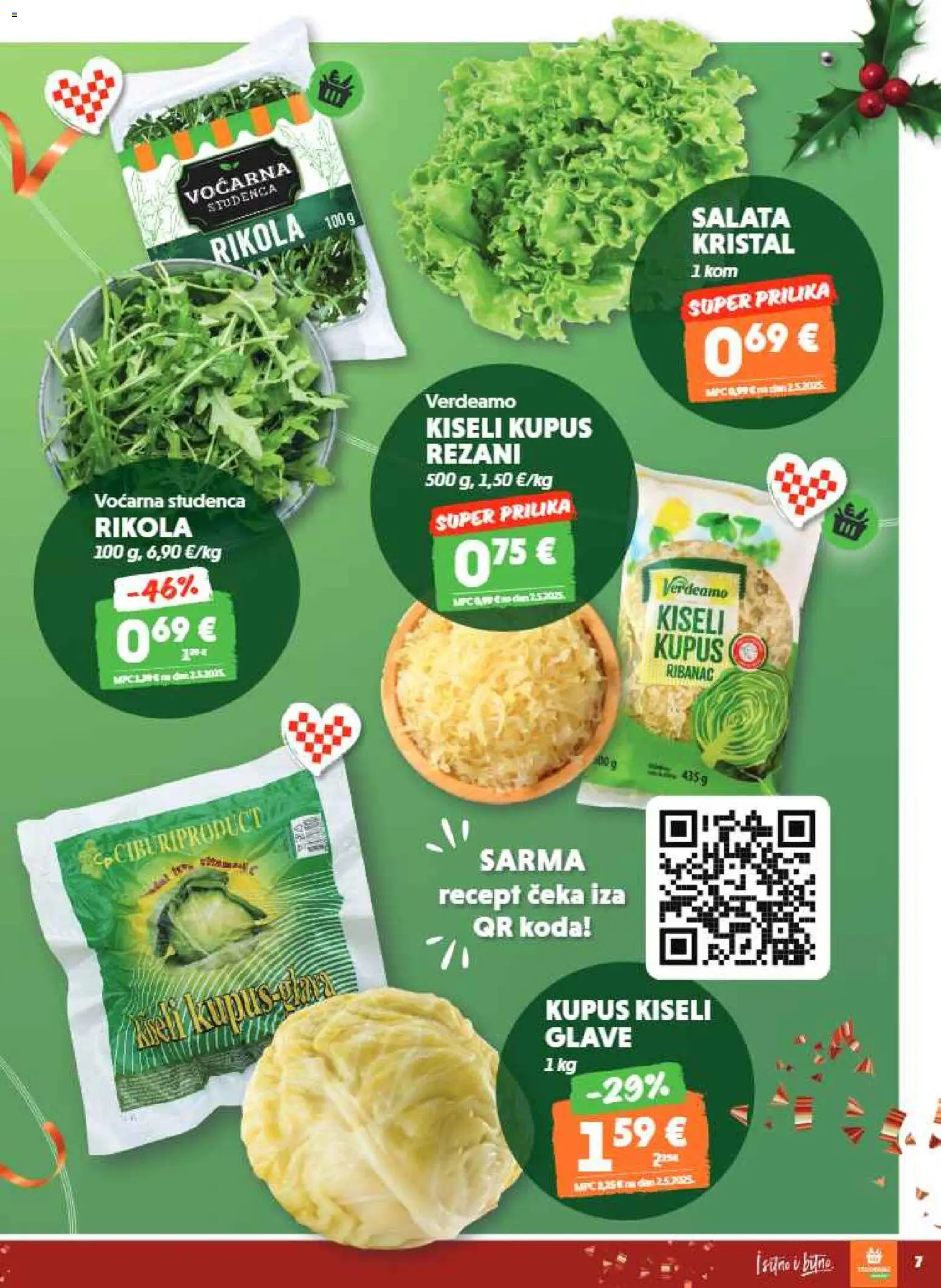 Studenac katalog | vrijedi od 17.12.2025 | Stranica: 7 | Proizvodi: Salata, Kupus