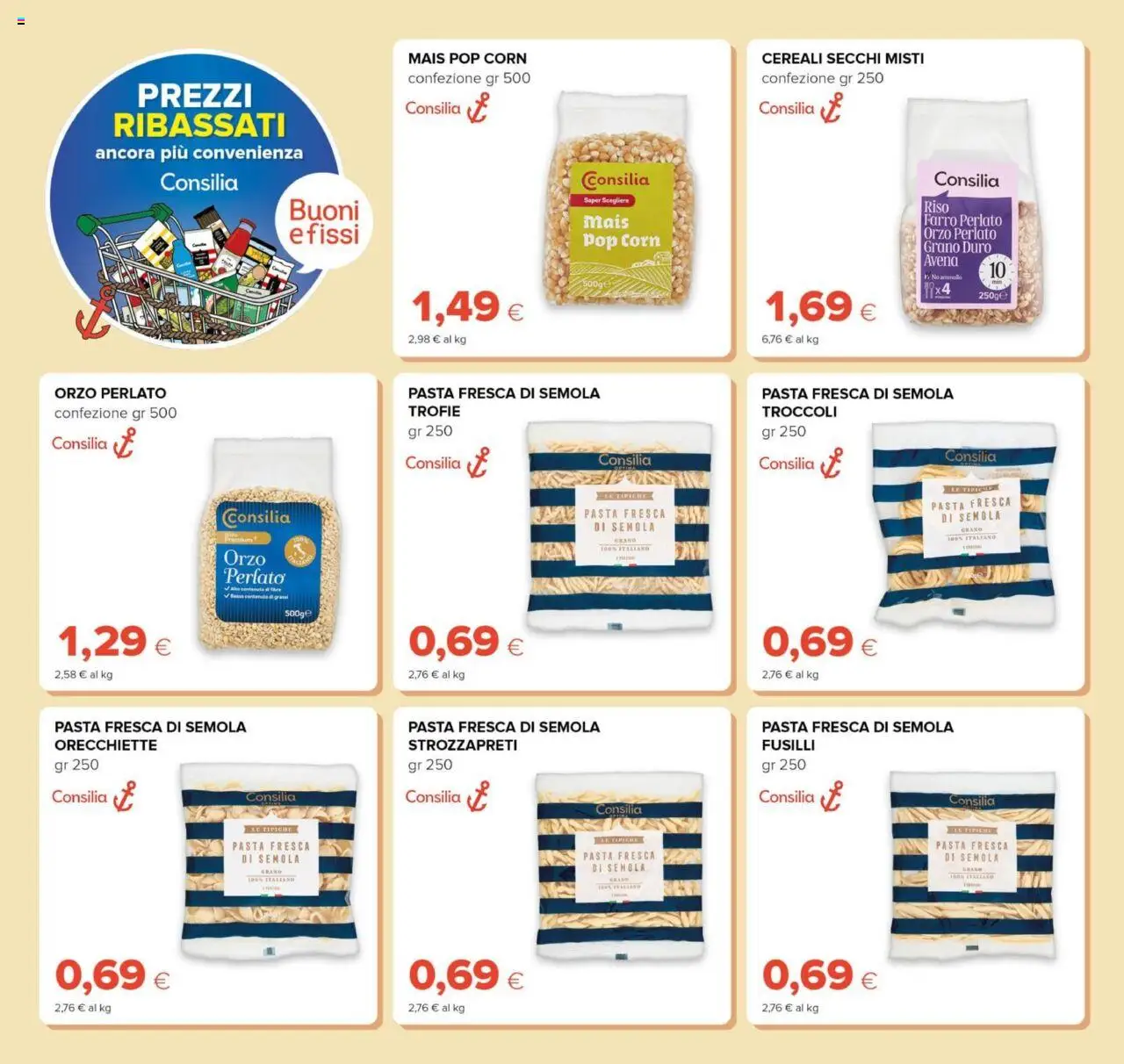 Volantino Tigre del 11.06.2025 | Pagina: 4 | Prodotti: Cereali, Pasta, Fusilli, Farro