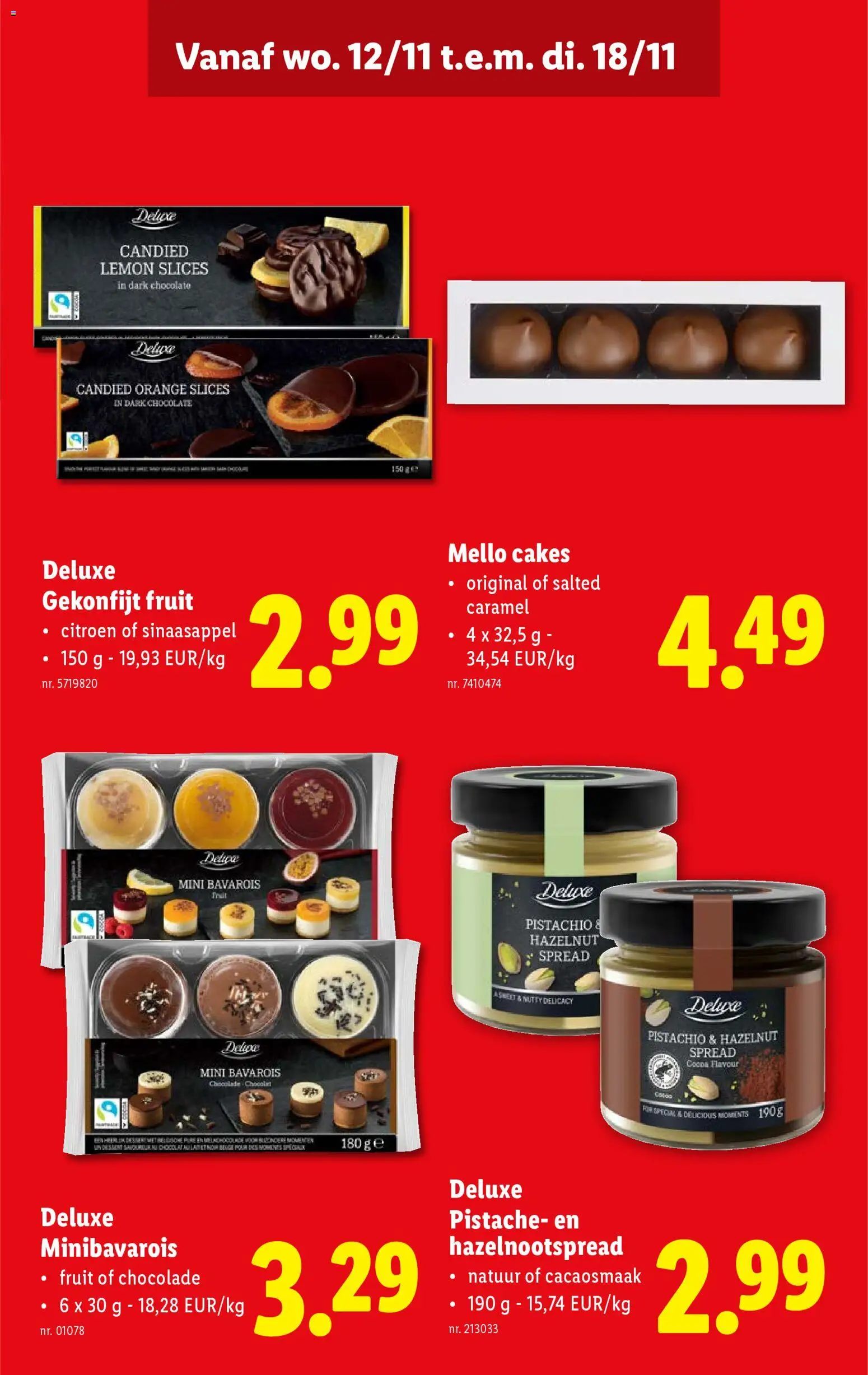 {H1} | Pagina: 25 | Producten: Fruit, Citroen, Chocolade