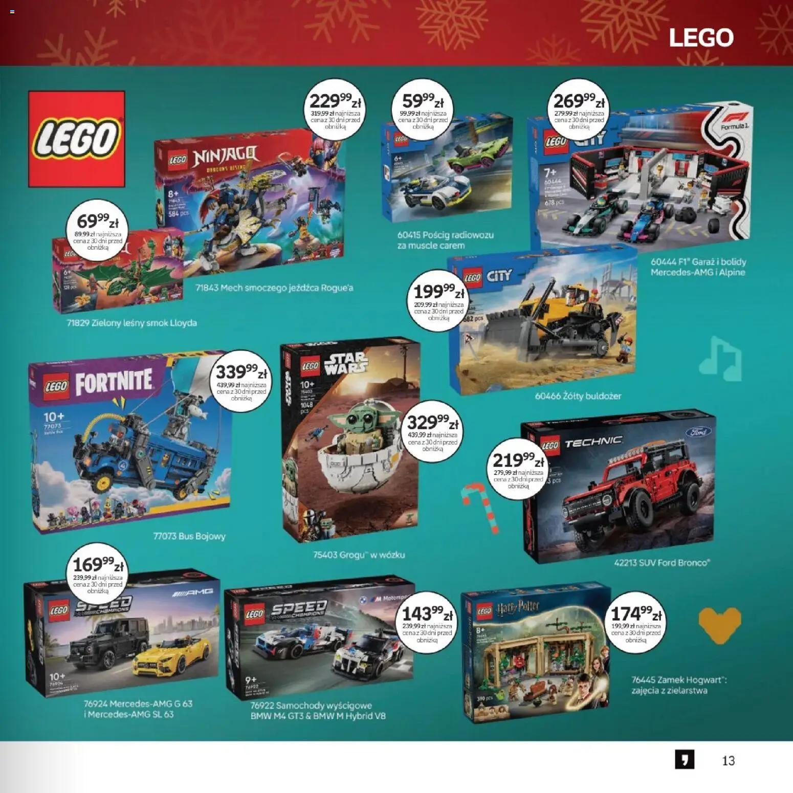 Empik promocje - Xmas Zabawki2 od 10.12.2025 | Strona: 13 | Produkty: Lego