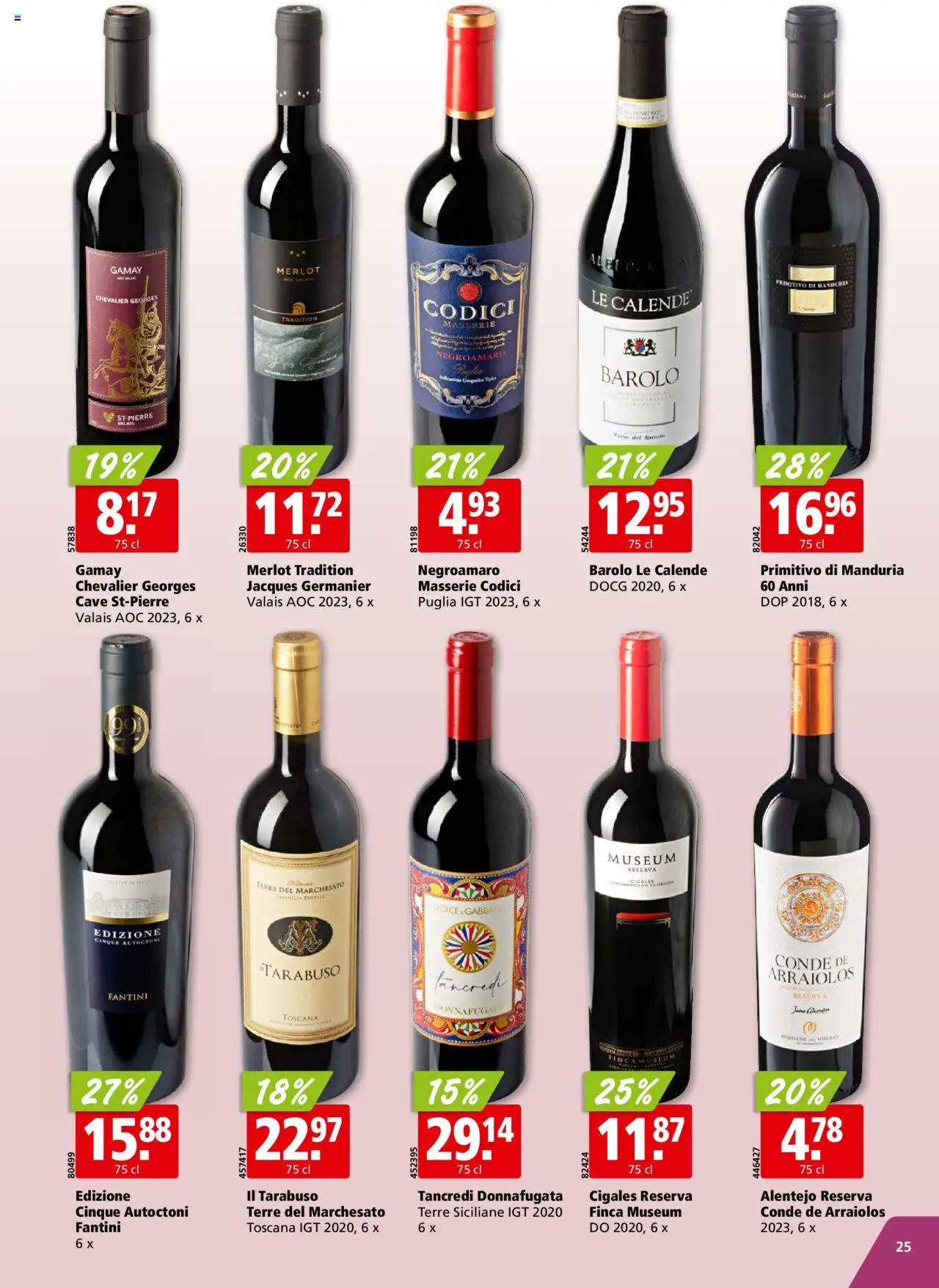 Aligro Aktionen Chavannes, Matran, Genève, Sion ab 11.08.2025 | Seite: 25 | Produkte: Merlot