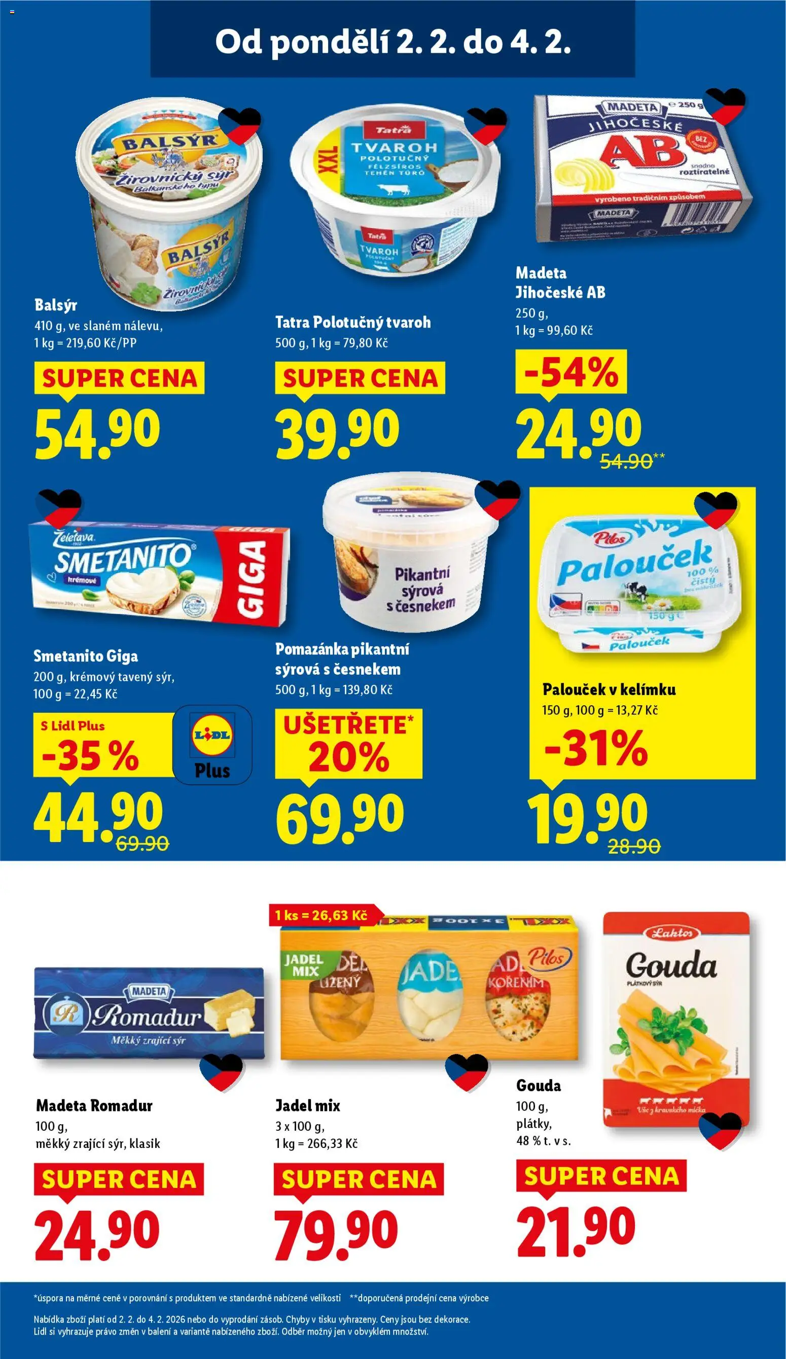 Lidl leták od 02.02.2026 | Strana: 19 | Produkty: Gouda, Sýr, Zrající sýr, Romadur