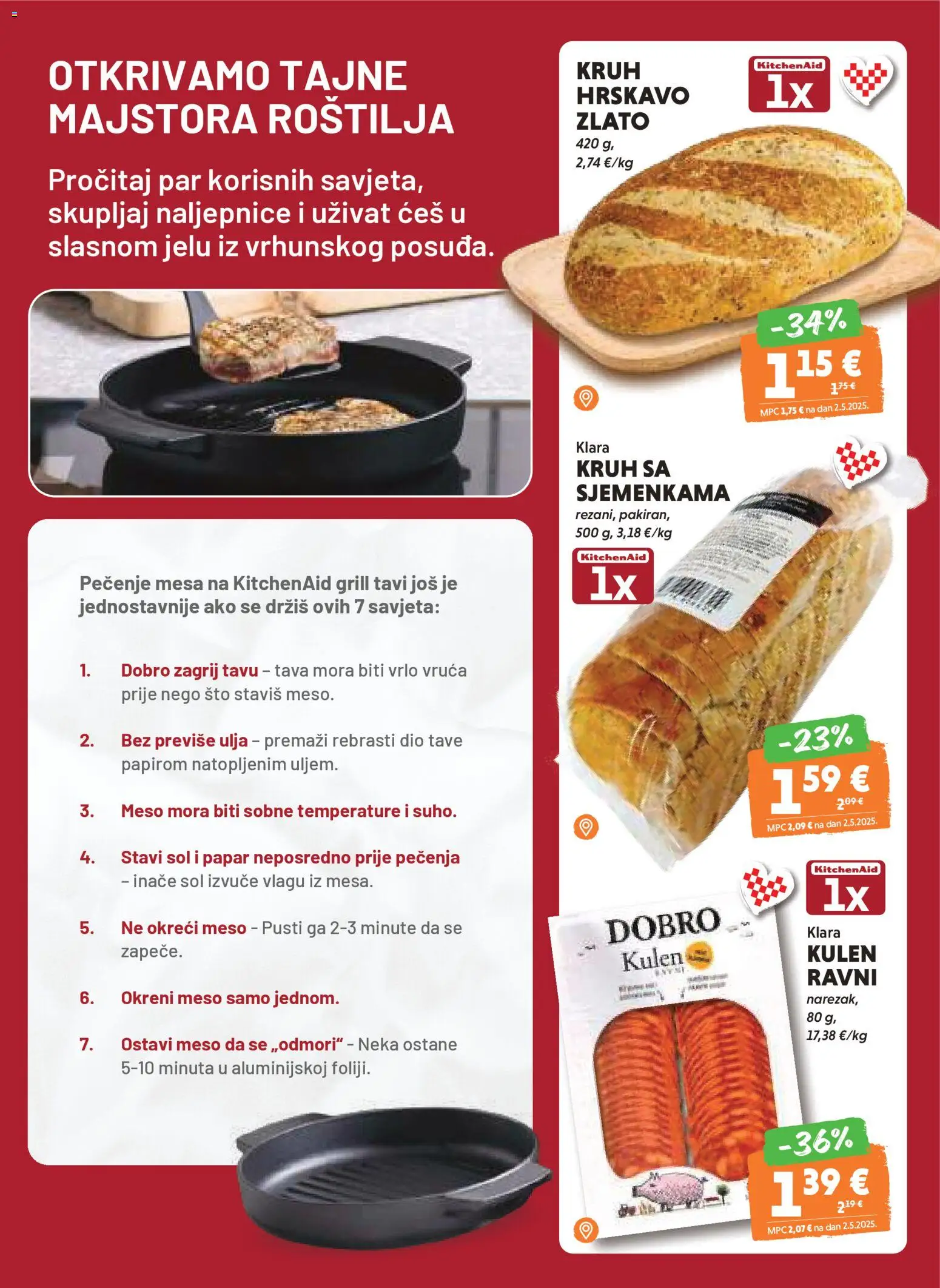 Studenac katalog | vrijedi od 12.11.2025 | Stranica: 5 | Proizvodi: Kruh, Meso, Sol, Papar