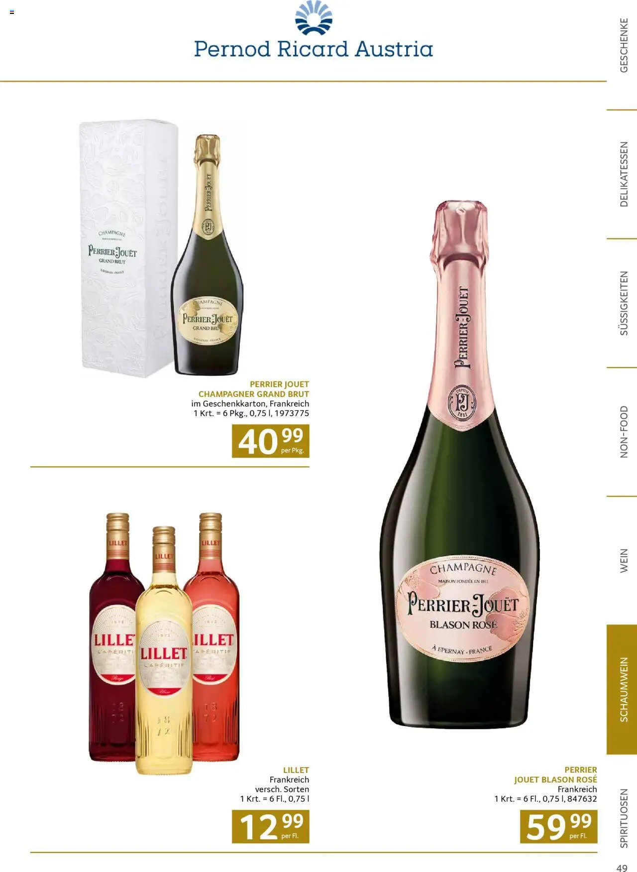 Transgourmet Weihnachtskatalog 2025 gültig ab 13.10.2025 | Seite: 49 | Produkte: Süßigkeiten, Wein
