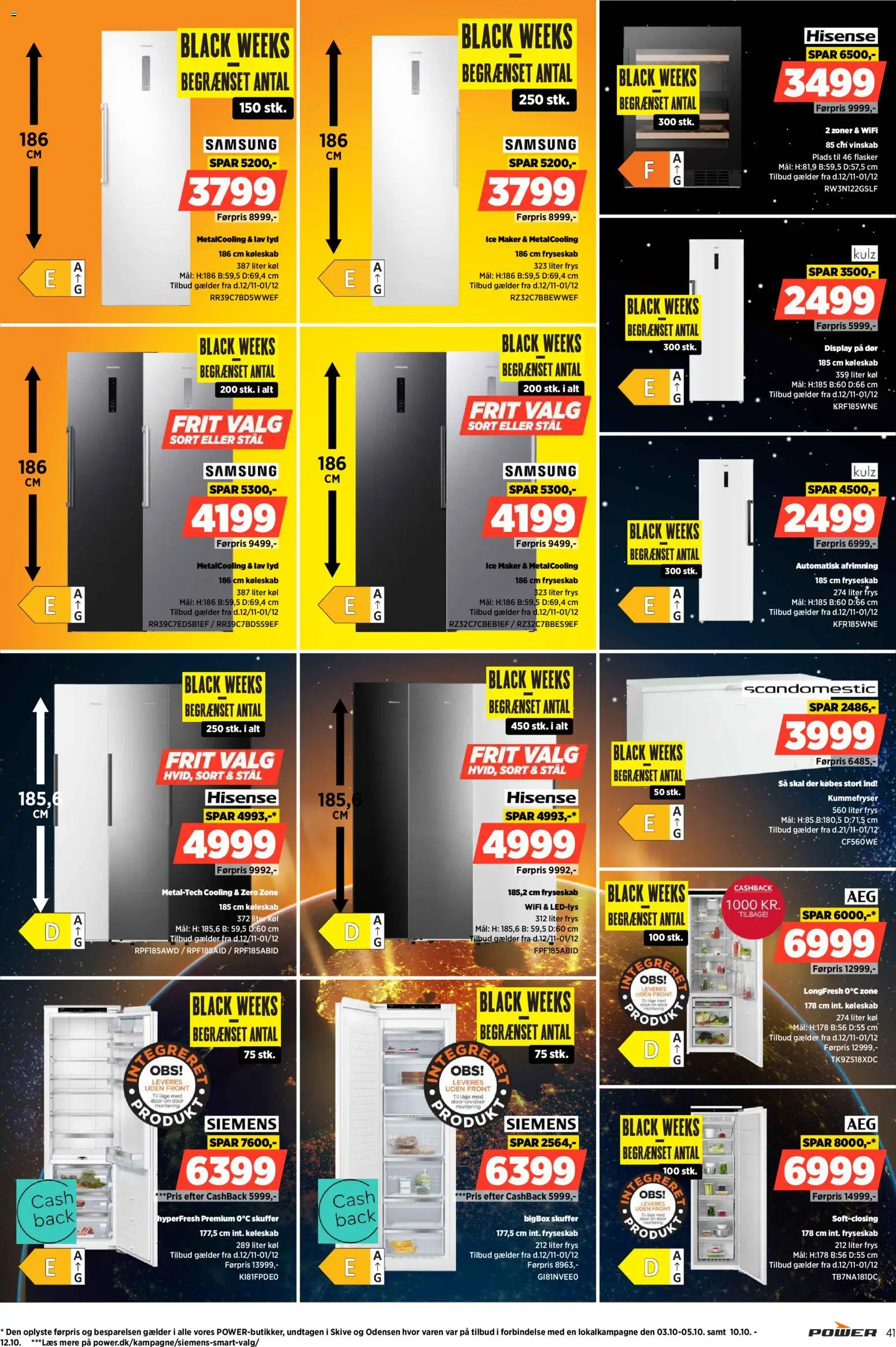 Power tilbudsavis – gyldig fra 12.11.2025 | Side: 41 | Produkter: Lyd, Køleskab