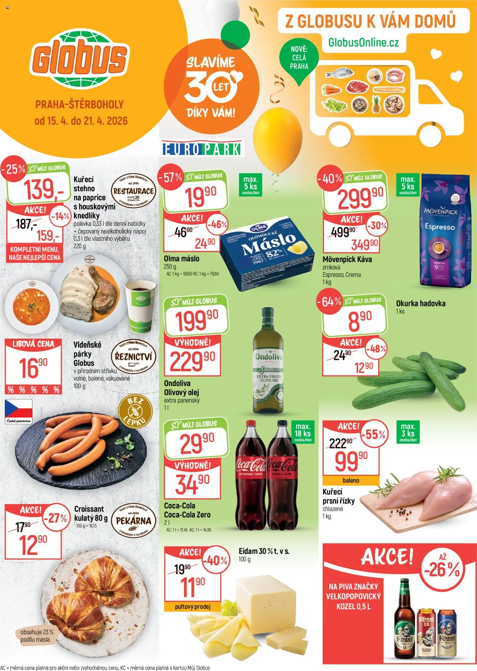 Globus leták - Praha-Štěrboholy od 15.04.2026 | Strana: 1